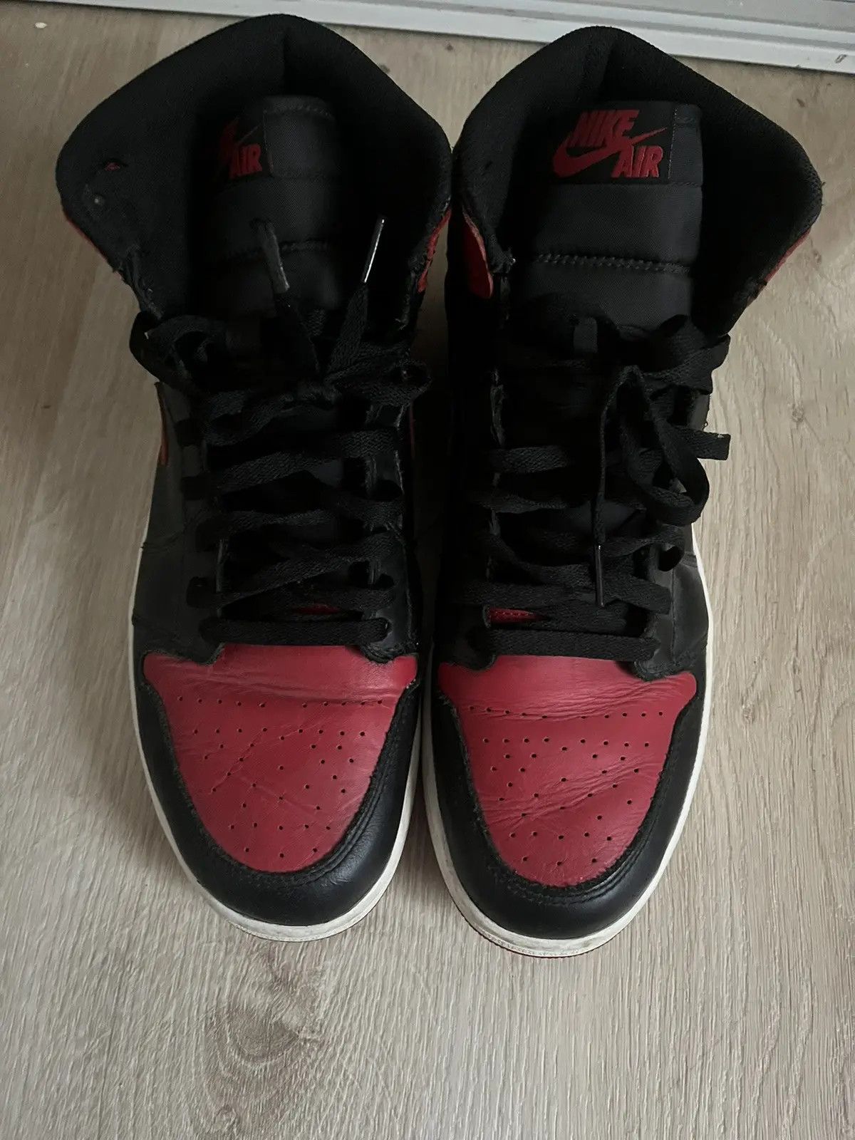 Jordan Brand Jordan 1 Bred Retro High OG2 Size US 13 / EU 46 - 1 Thumbnail