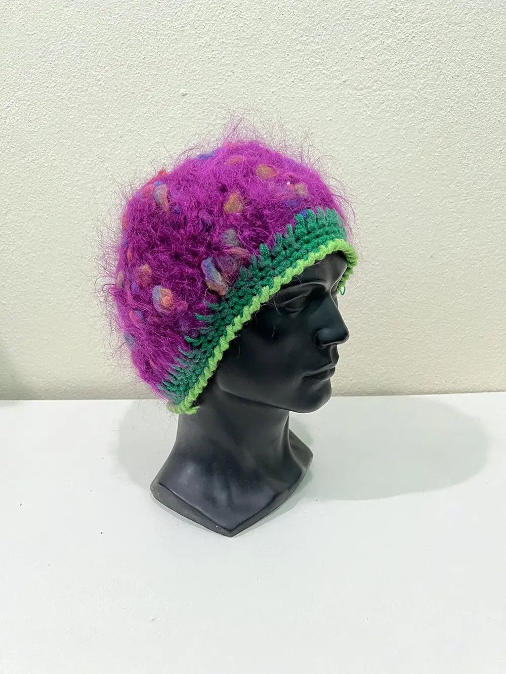 Japanese Brand Japanese Brand Fur Beanie Hat Size ONE SIZE - 3 Thumbnail