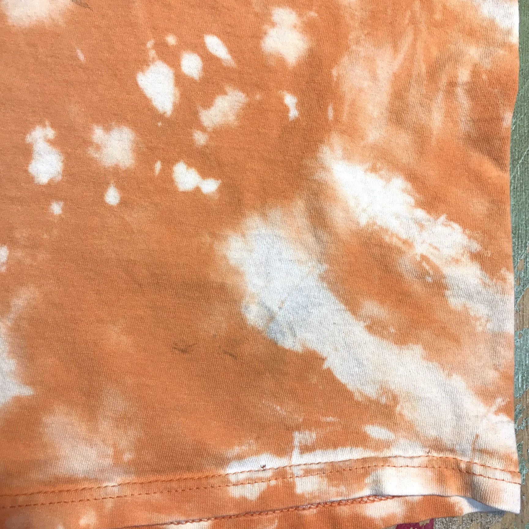 Fruit Of The Loom VINTAGE Bike To Berfest Daytona Beach 2010 Mens Tag XL T Shirt Acid Wash Orange Tie Dye Size US XL / EU 56 / 4 - 3 Thumbnail