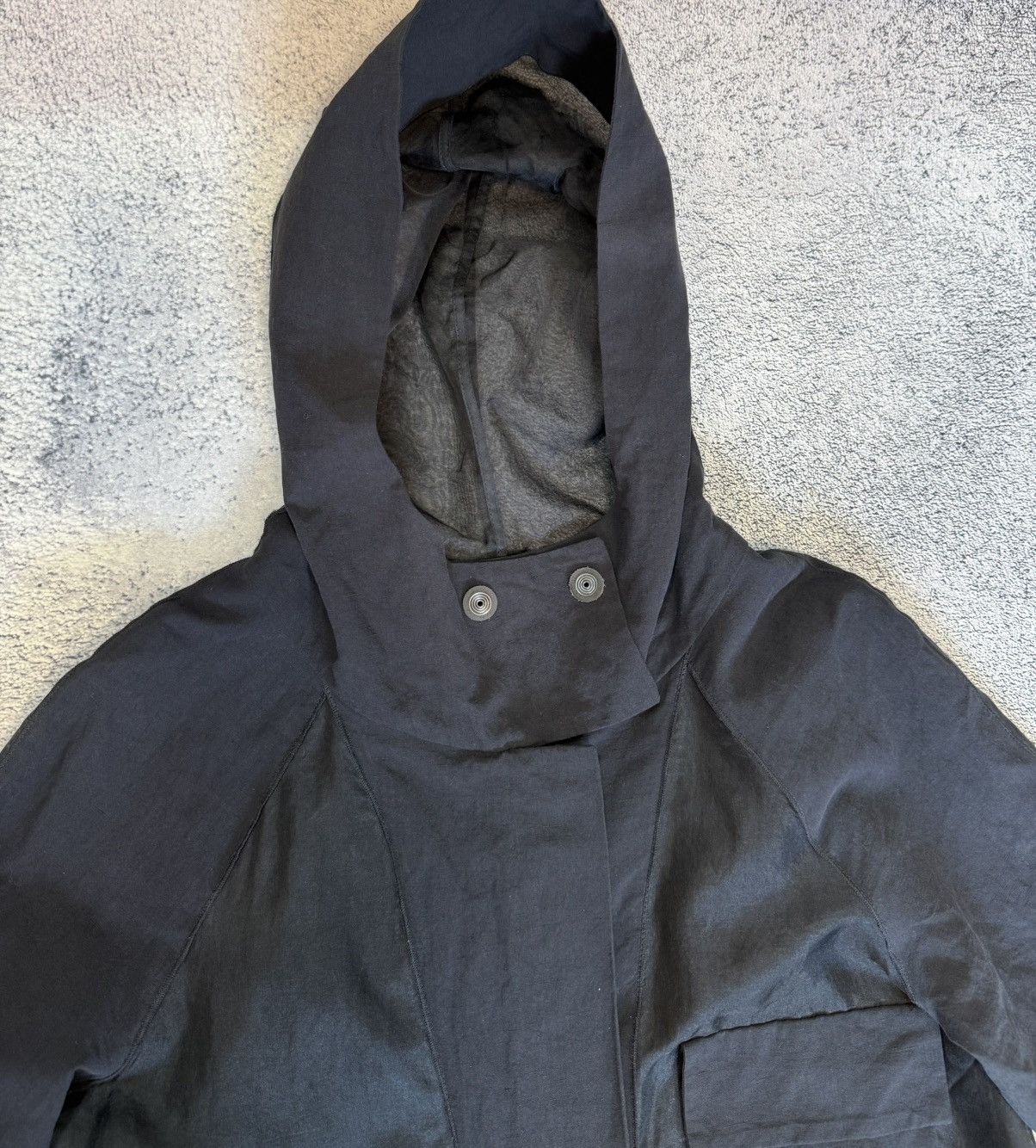 Annette Gortz Annette Gortz Women Hooded Jacket Coat Linen Silk Size 38 Size M / US 6-8 / IT 42-44 - 8 Thumbnail