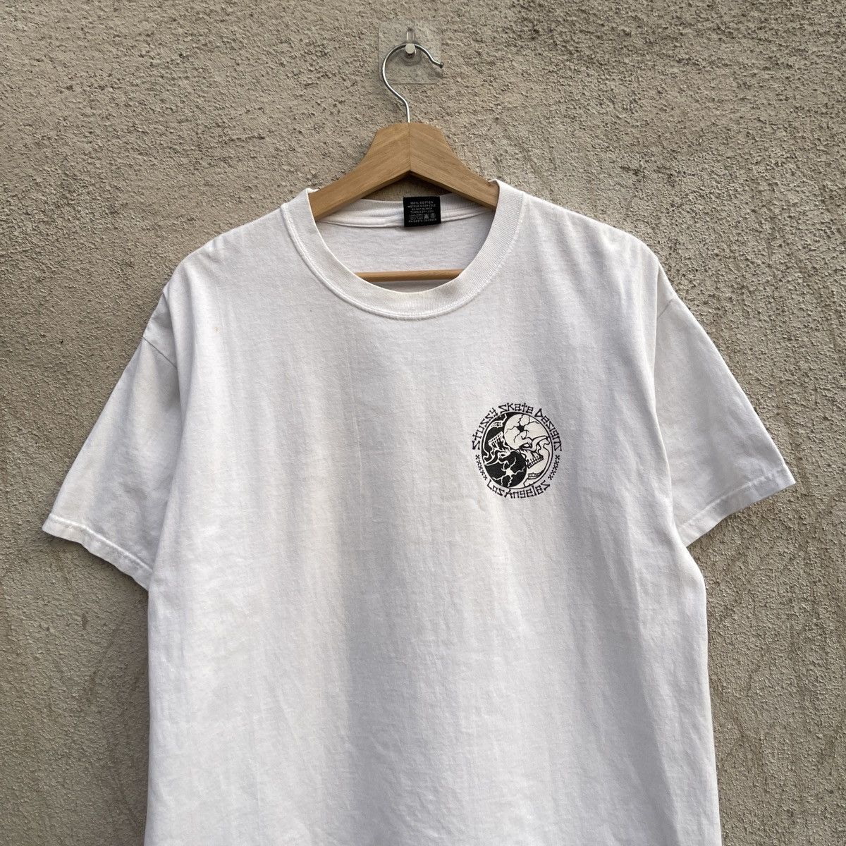 Stussy RARE!!Vintage Stussy Skate Design Ying Yang Los Angeles Tees Size US L / EU 52-54 / 3 - 4 Thumbnail