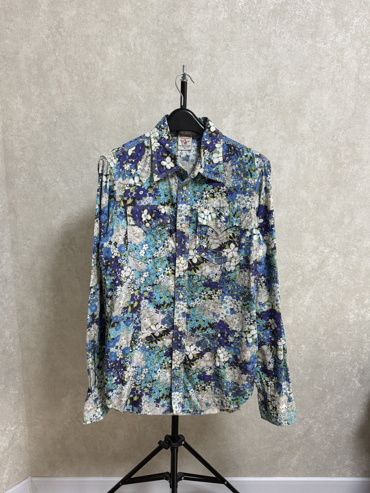 True Religion Vintage True Religion Floral Print Shirt Jacket Men’s Size M Size US M / EU 48-50 / 2 - 2 Thumbnail