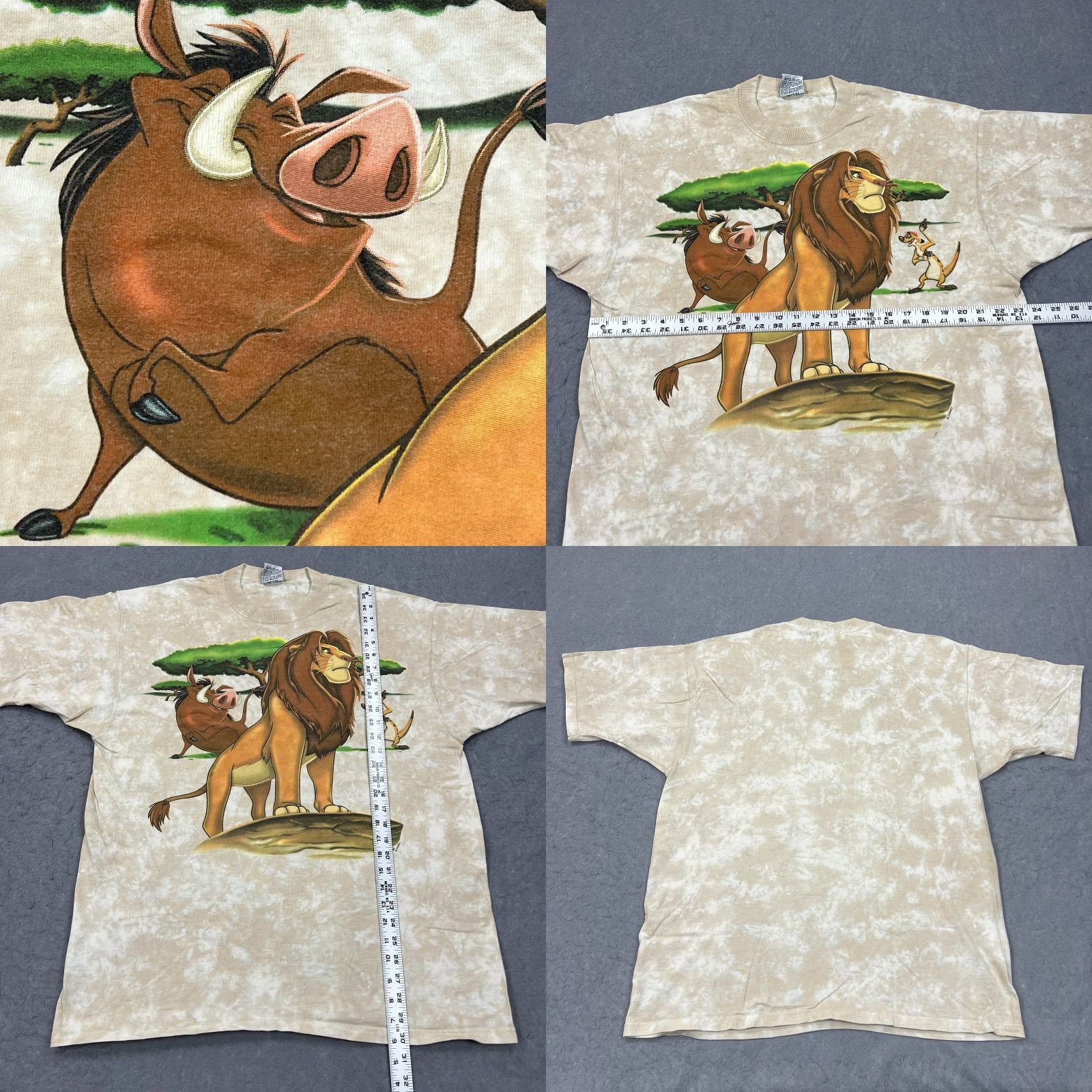 Liquid Blue VINTAGE Liquid Blue Disney Simba T-Shirt Men's XL USA Made Graphic Print Lion King 90s Disney Theme Boys Mens Size US XL / EU 56 / 4 - 8 Thumbnail
