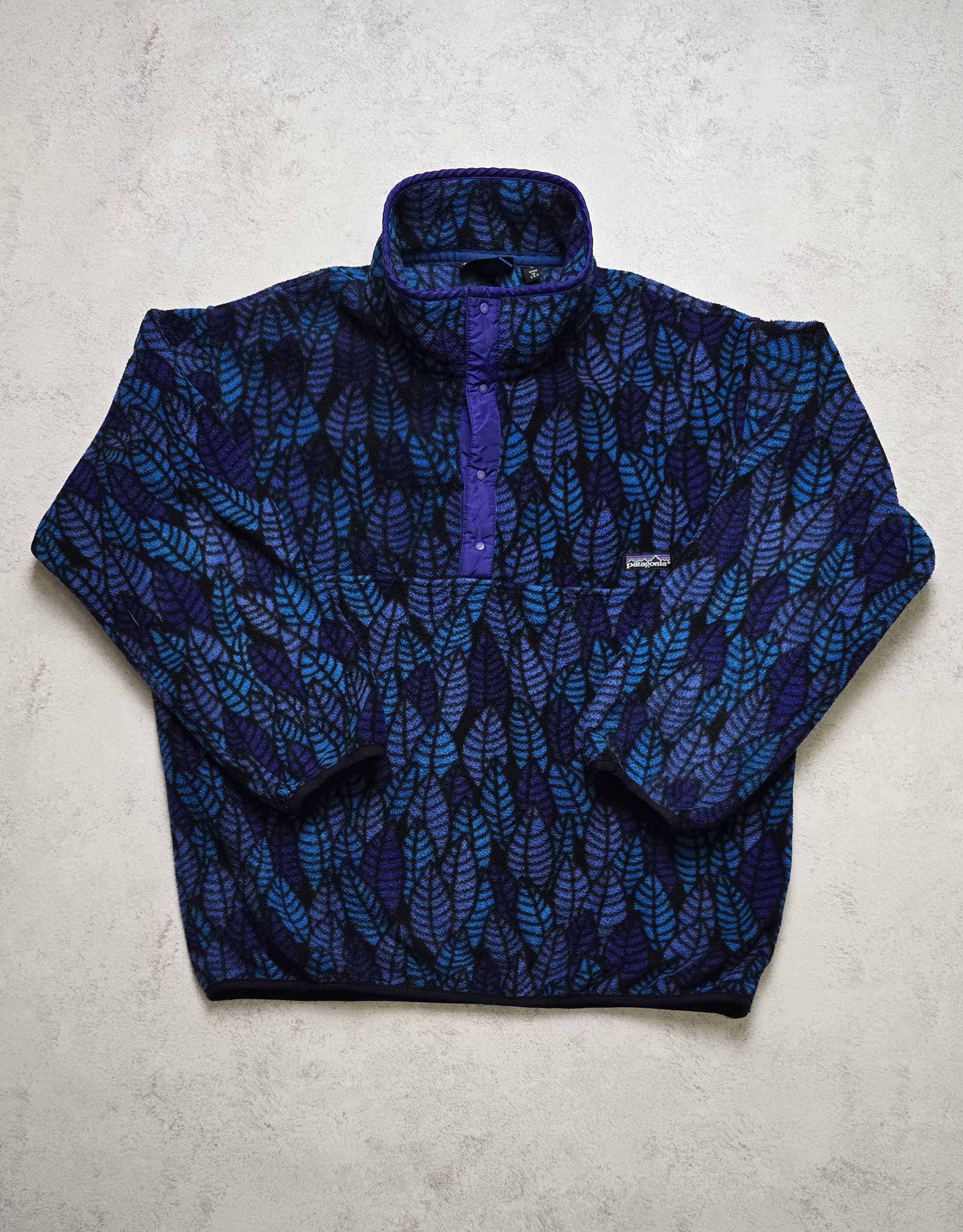 Made In Usa × Patagonia × Vintage 1998 patagonia synchilla snap t