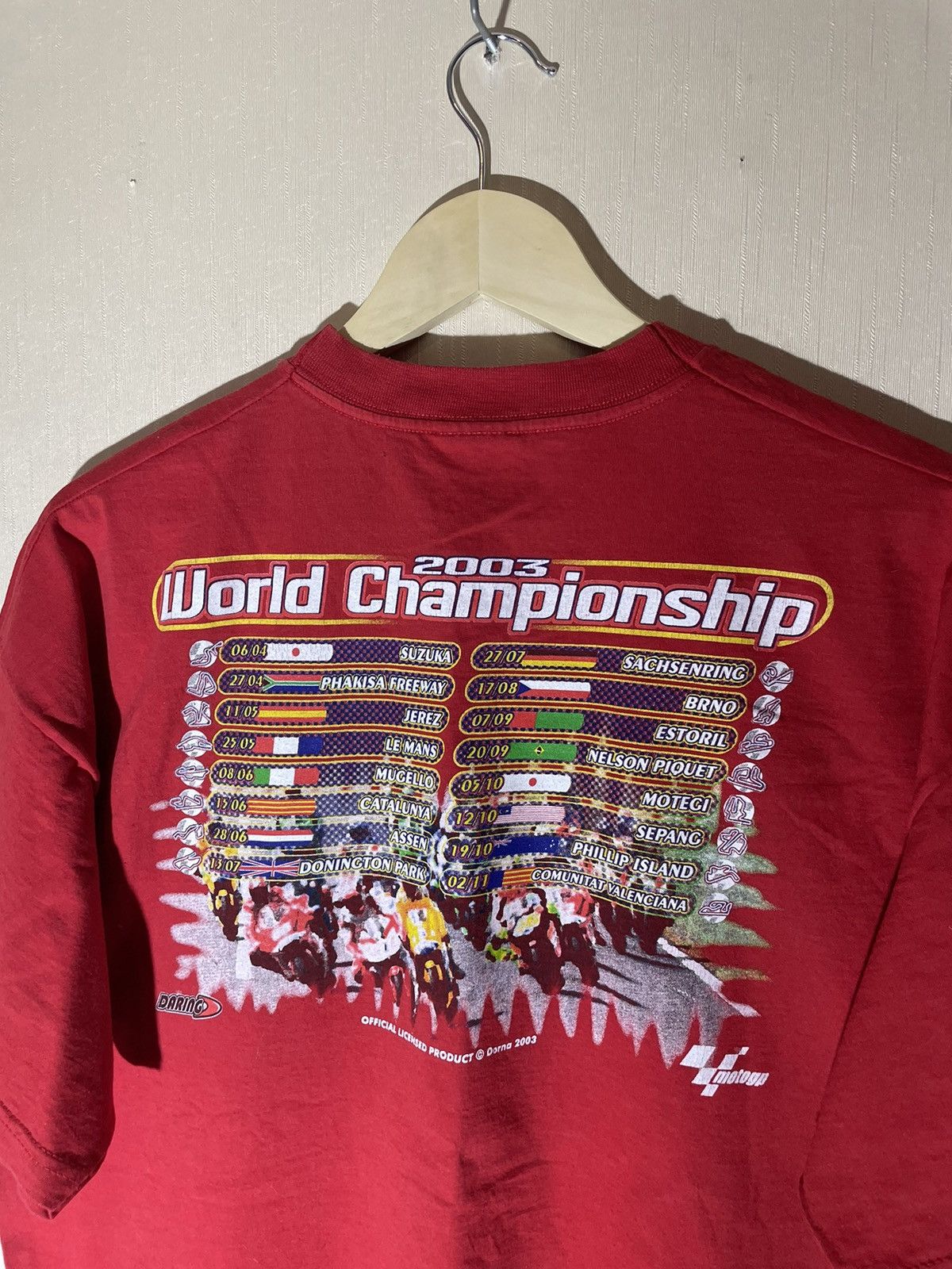 Vintage Racing motorcycles vintage streetwear T shirt 2003 Size US XL / EU 56 / 4 - 9 Thumbnail