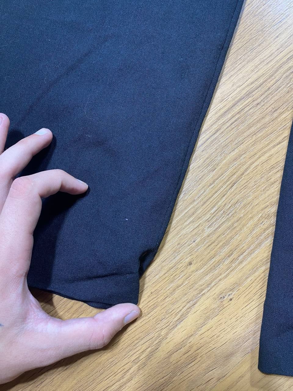 Yves Saint Laurent 90s Yves Saint Laurent vintage navy chino pants YSL big logo Size US 34 / EU 50 - 10 Thumbnail