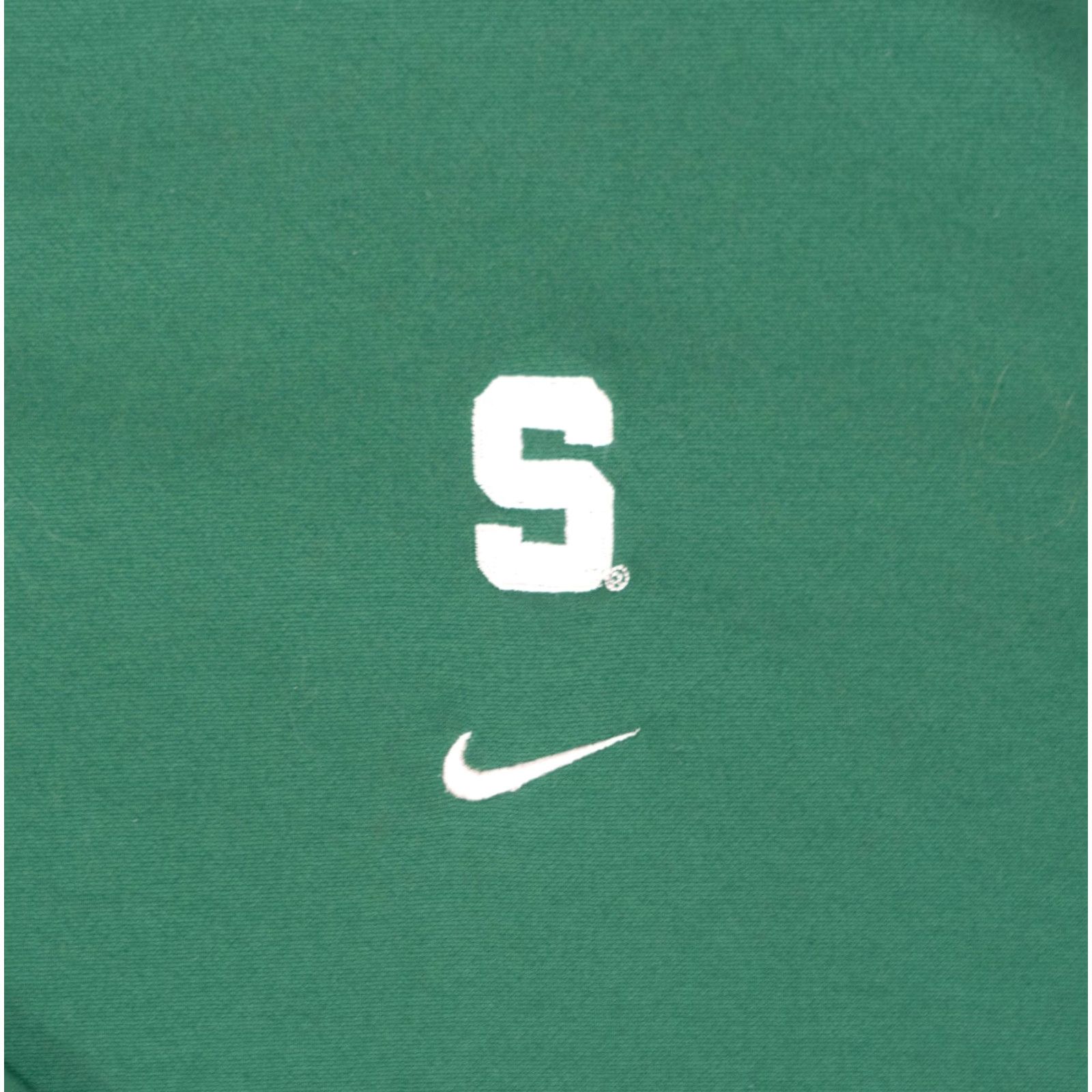 Nike VINTAGE Nike Michigan State Center Swoosh Long Sleeve Shirt Sz S Y2K Mock Neck Shirt Womens? No, Mens. Size US S / EU 44-46 / 1 - 2 Thumbnail
