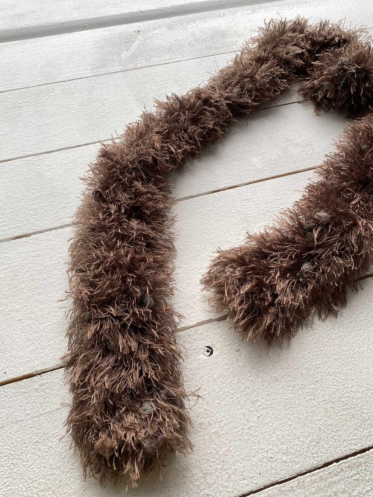 Japanese Brand × Vintage japanese fuzzy mohair scarf vintage y2k Size ONE SIZE - 2 Thumbnail