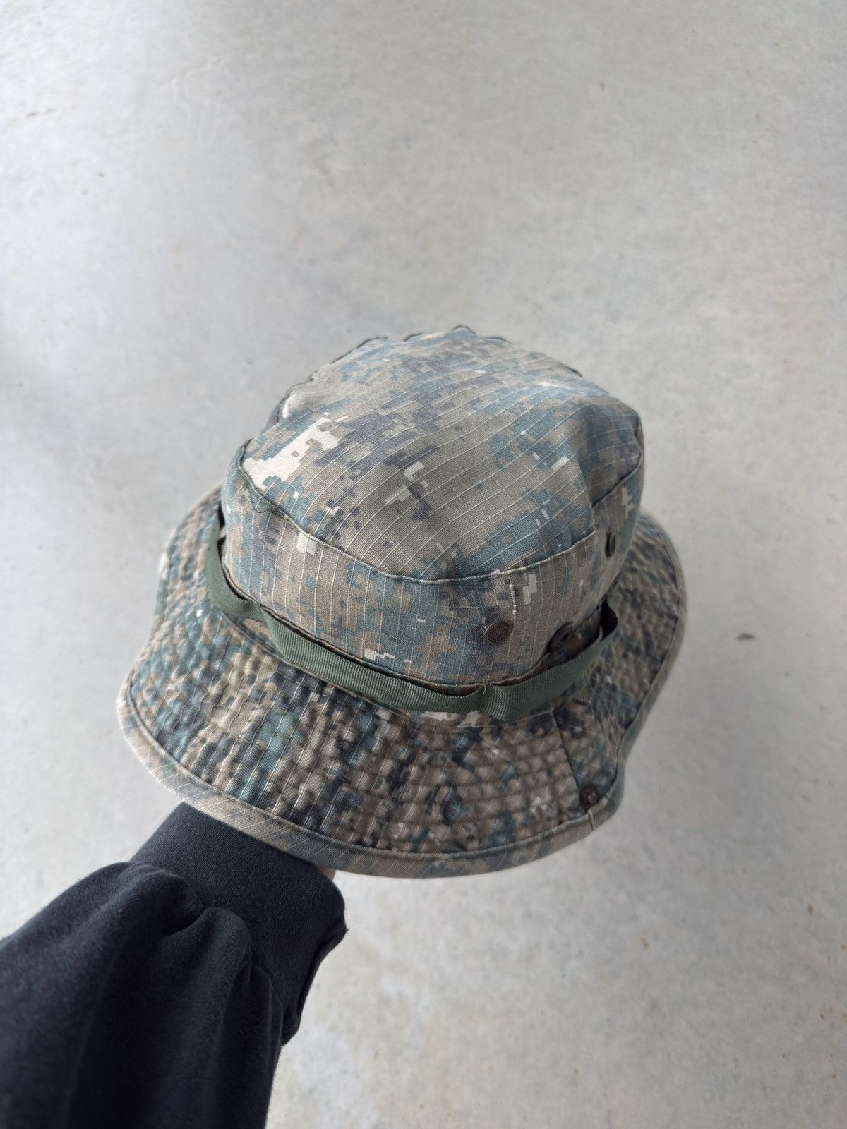 Other Vintage Digital Camo Military Bucket Hat Size ONE SIZE - 2 Thumbnail