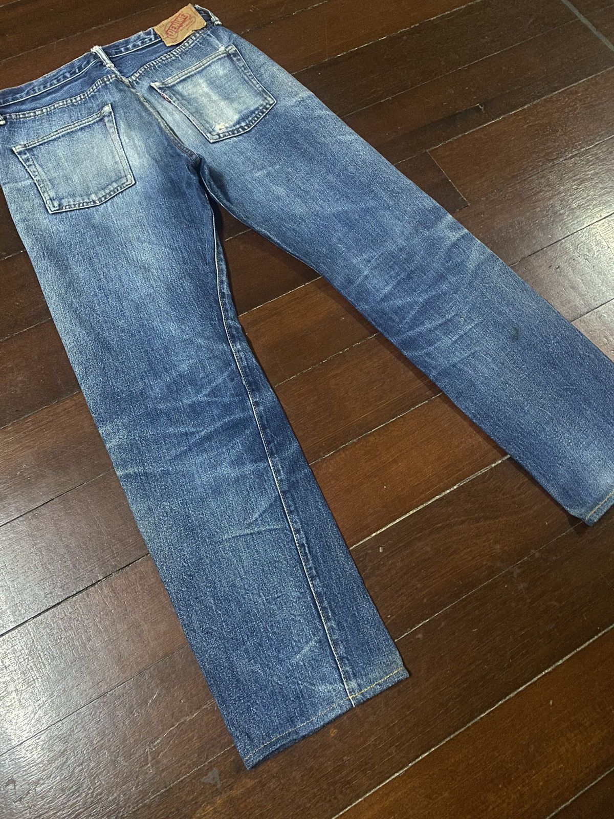 Denime Vintage Denime Japan Distressed Selvedge Jeans Size US 32 / EU 48 - 10 Thumbnail