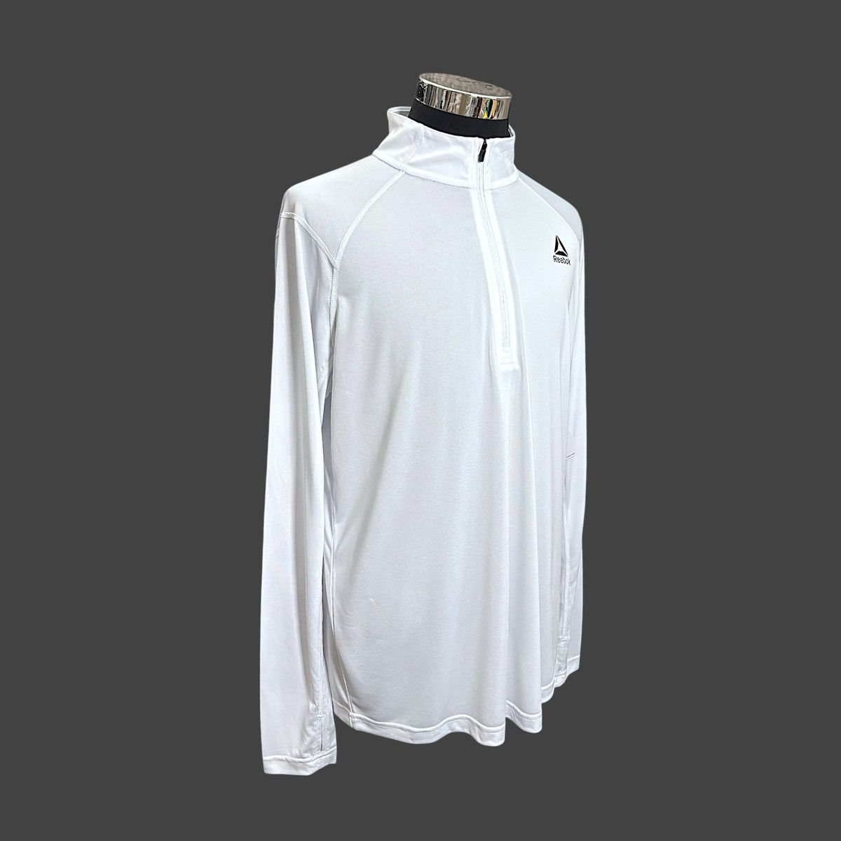 Reebok Reebok Men’s White Trail Long Sleeve Active Sweatshirt Sz L Size US L / EU 52-54 / 3 - 6 Thumbnail