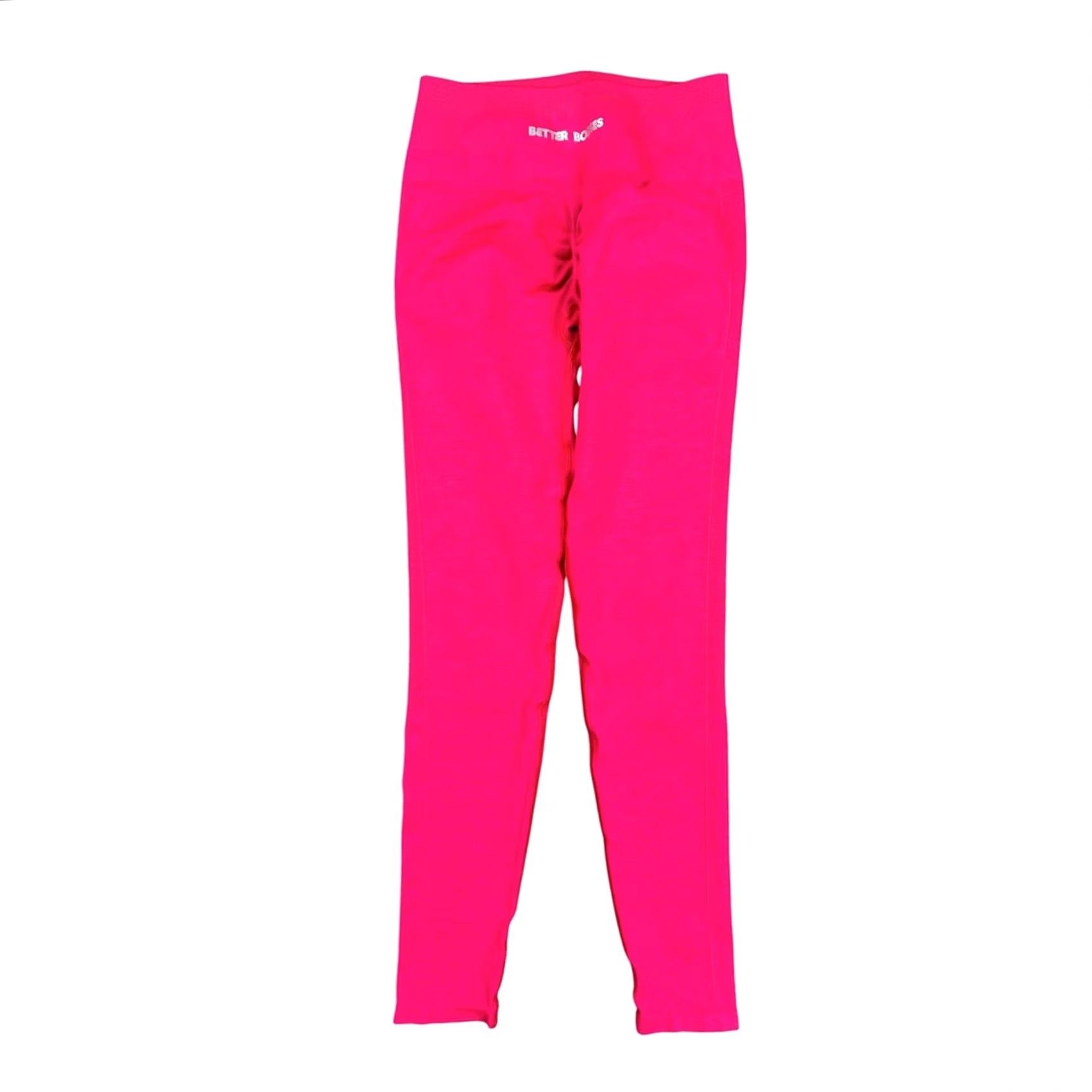 Vintage BETTER BODIES Pink Seamless Leggings High Waisted Women’s Medium Size 32" / US 10 / IT 46 - 2 Thumbnail