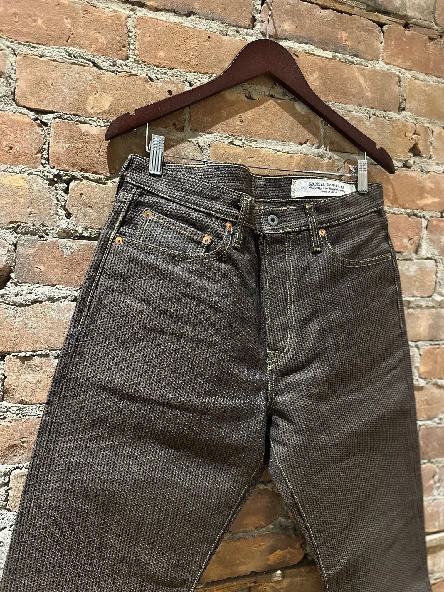 Kapital KAPITAL “Century Denim” — INDIGO No.5-S (Sashiko) Jeans Size US 36 / EU 52 - 3 Thumbnail