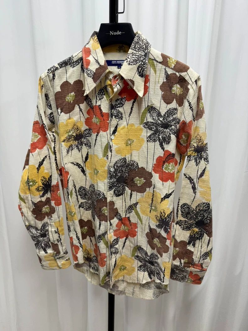 Junya Watanabe Junya Watanabe Floral Print Button-Up Shirt Size US M / EU 48-50 / 2 - 1 Thumbnail