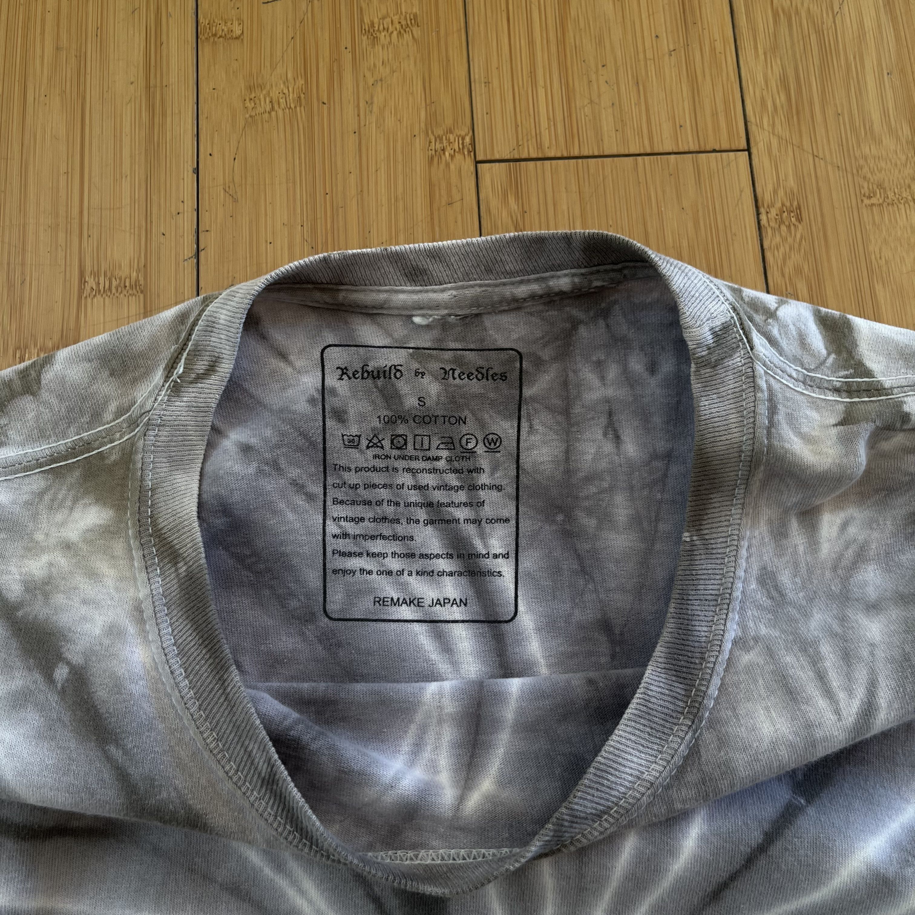 Needles Rebuild By Needles Purple Long-Sleeve Tie-Dye T-Shirt Size US S / EU 44-46 / 1 - 4 Thumbnail
