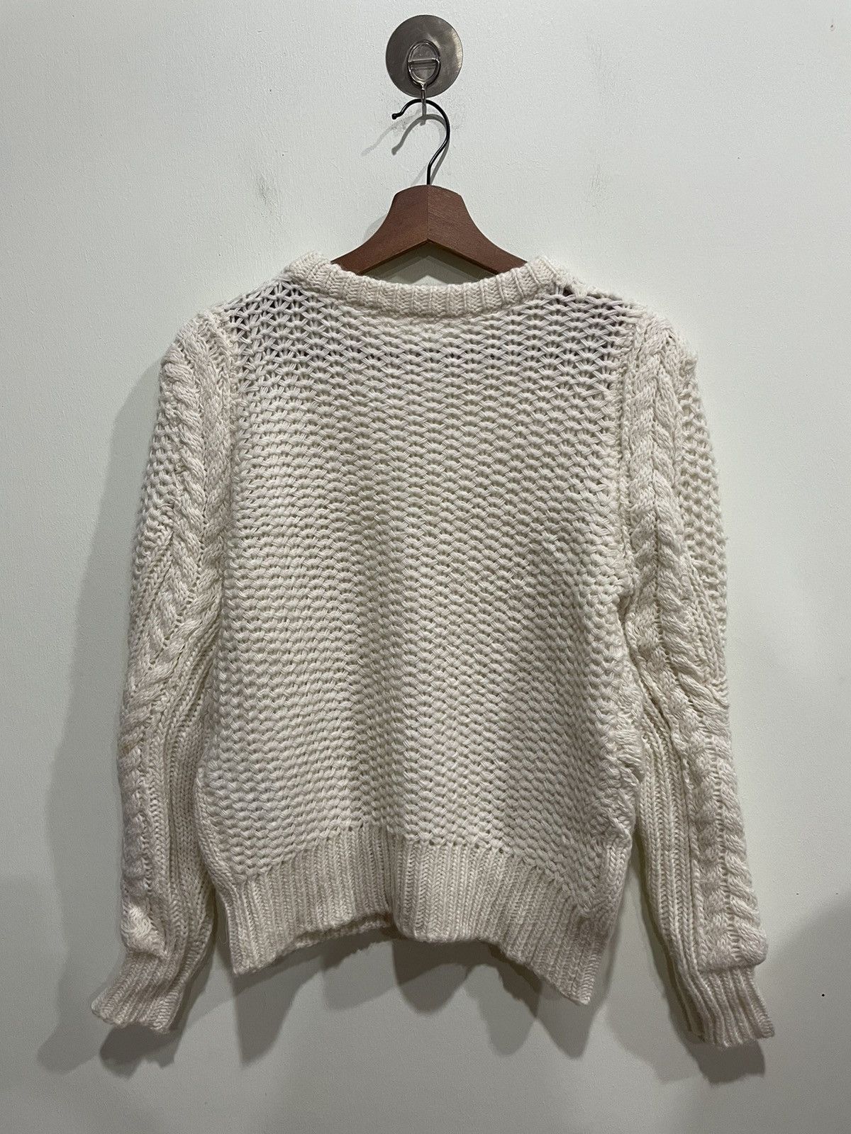 Maje Maje White Sweatshirts Size ONE SIZE - 2 Thumbnail