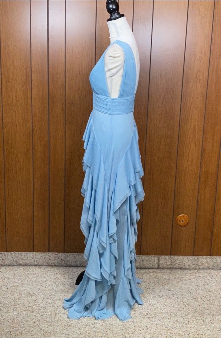 Alice + Olivia Alice + Olivia Asymmetric Ruffled Maxi Dress size 4 Size S / US 4 / IT 40 - 9 Thumbnail