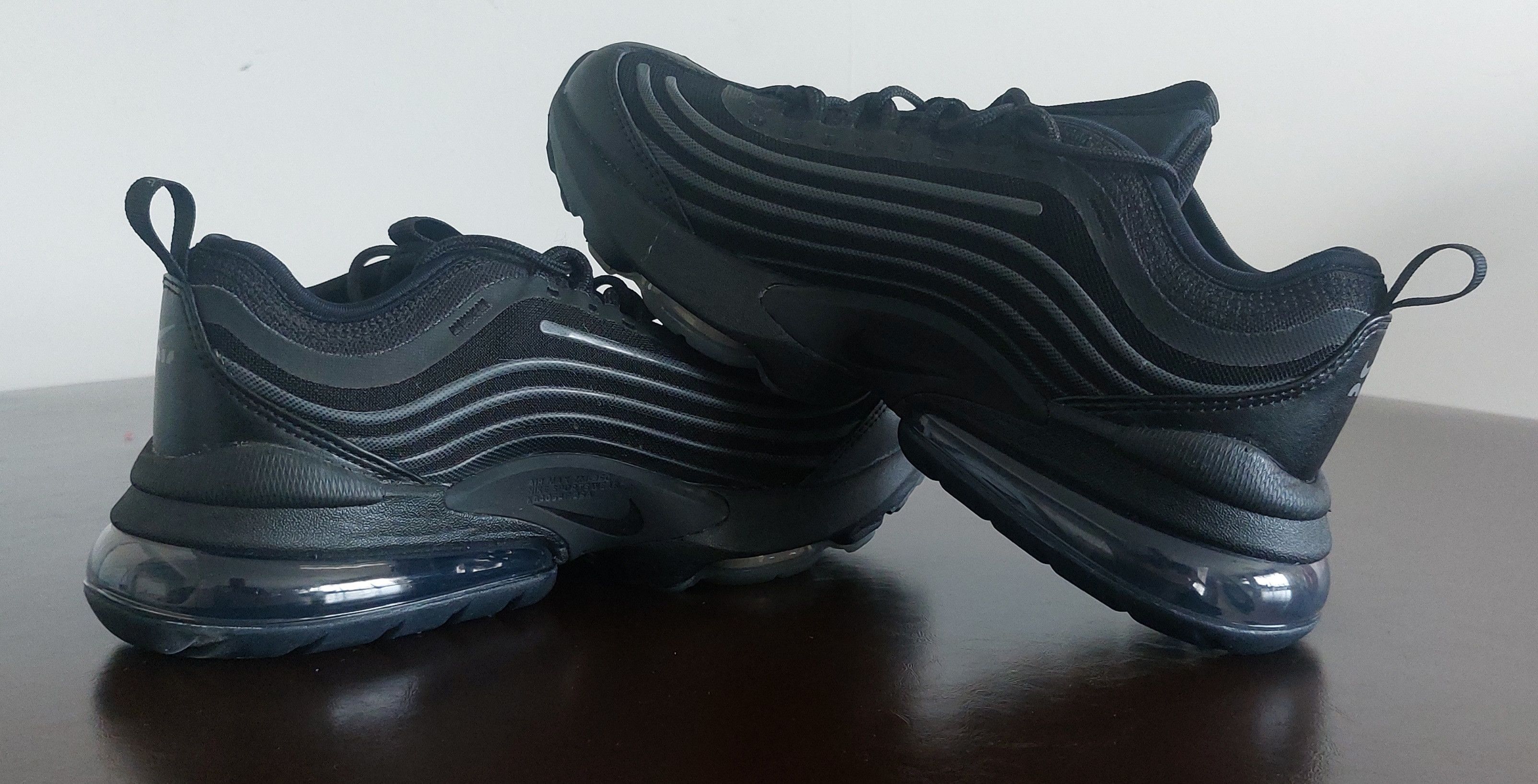 Nike Nike Air Max Zoom 950 (GS) Black Metallic Silver Size US 7.5 / IT 37.5 - 7 Thumbnail