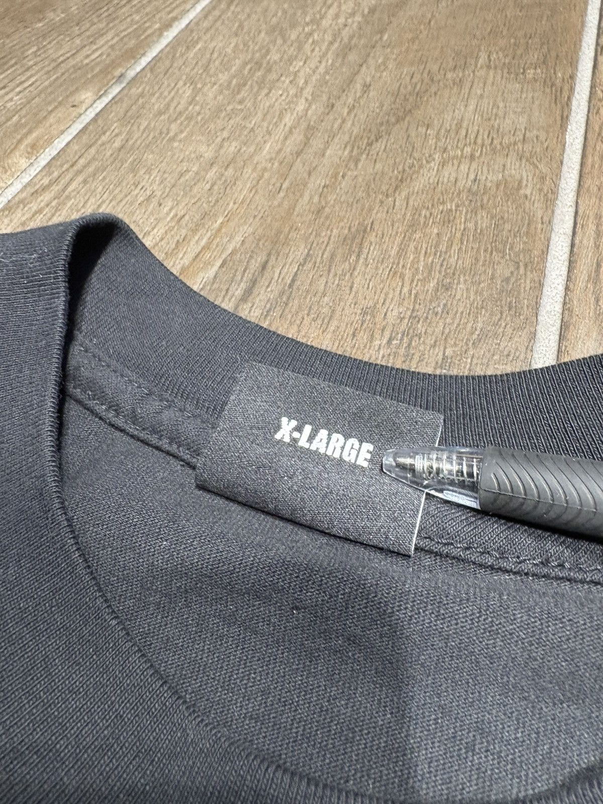 REVENGE “SNOWFALL” TEE - SIZE XL - (BLACK)