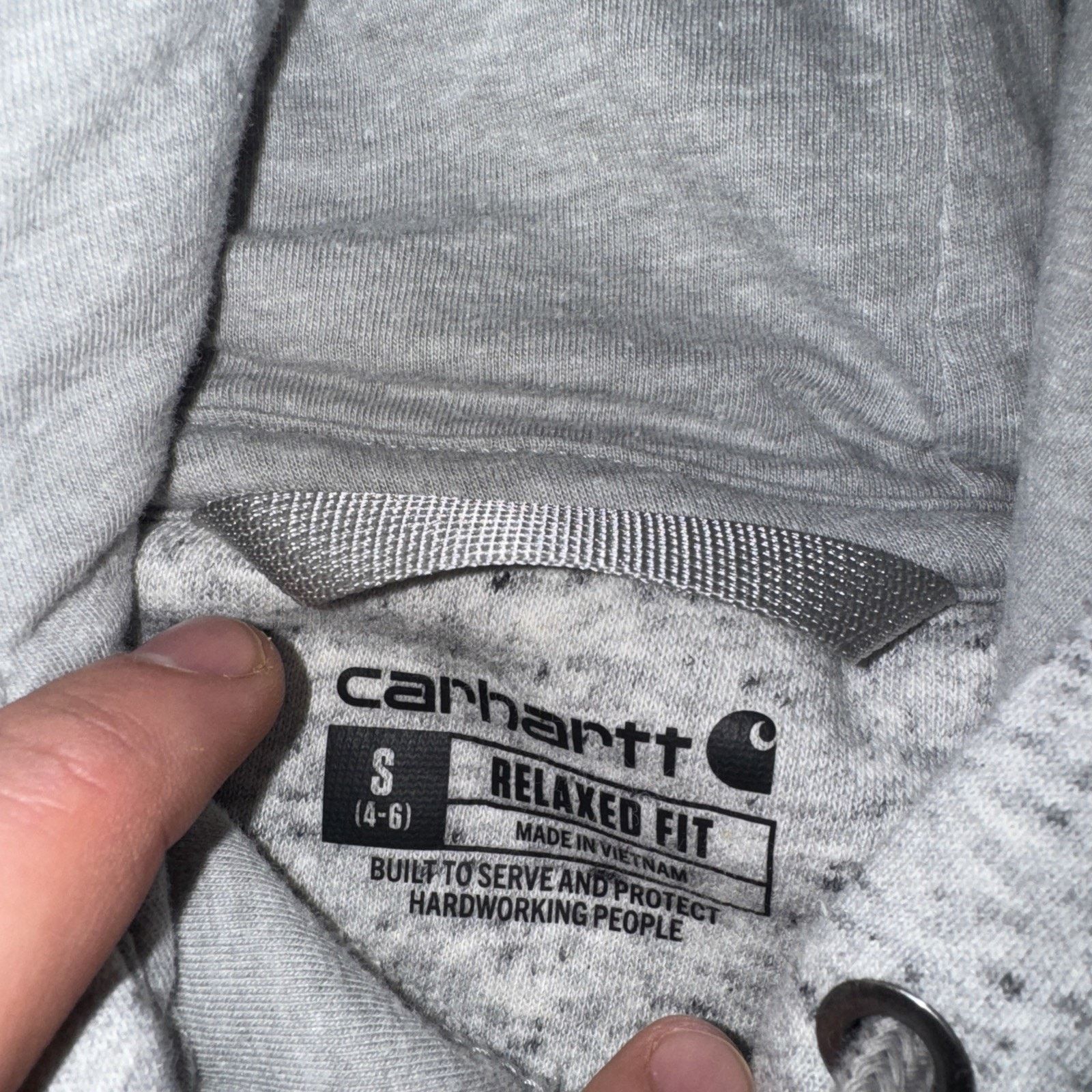 Carhartt Carhartt Relaxed Fit Hoodie Grey Small 19x25 Size US S / EU 44-46 / 1 - 4 Thumbnail