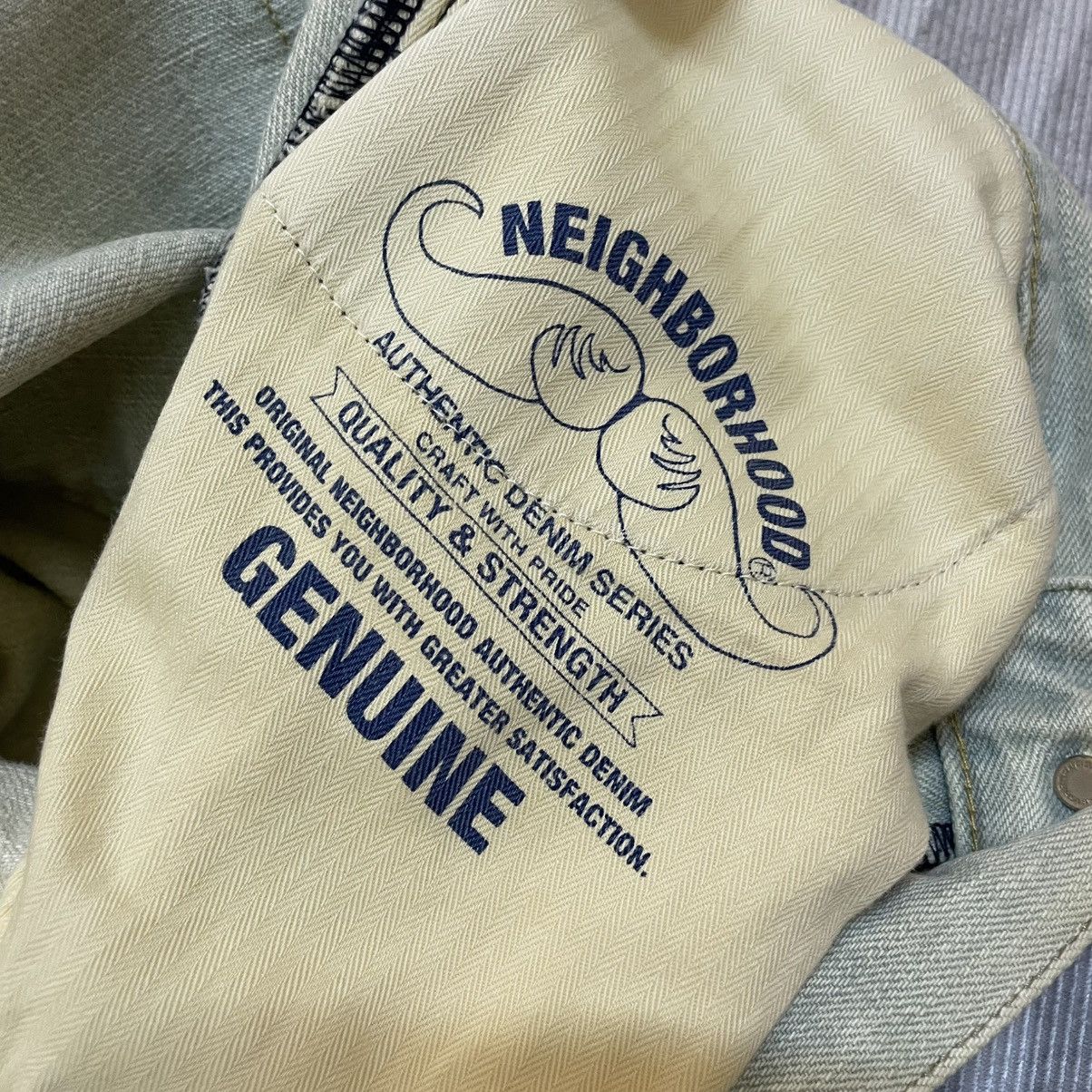 Neighborhood Neighborhood Japan Selvedge Washed Denim Pants Size US 34 / EU 50 - 11 Thumbnail