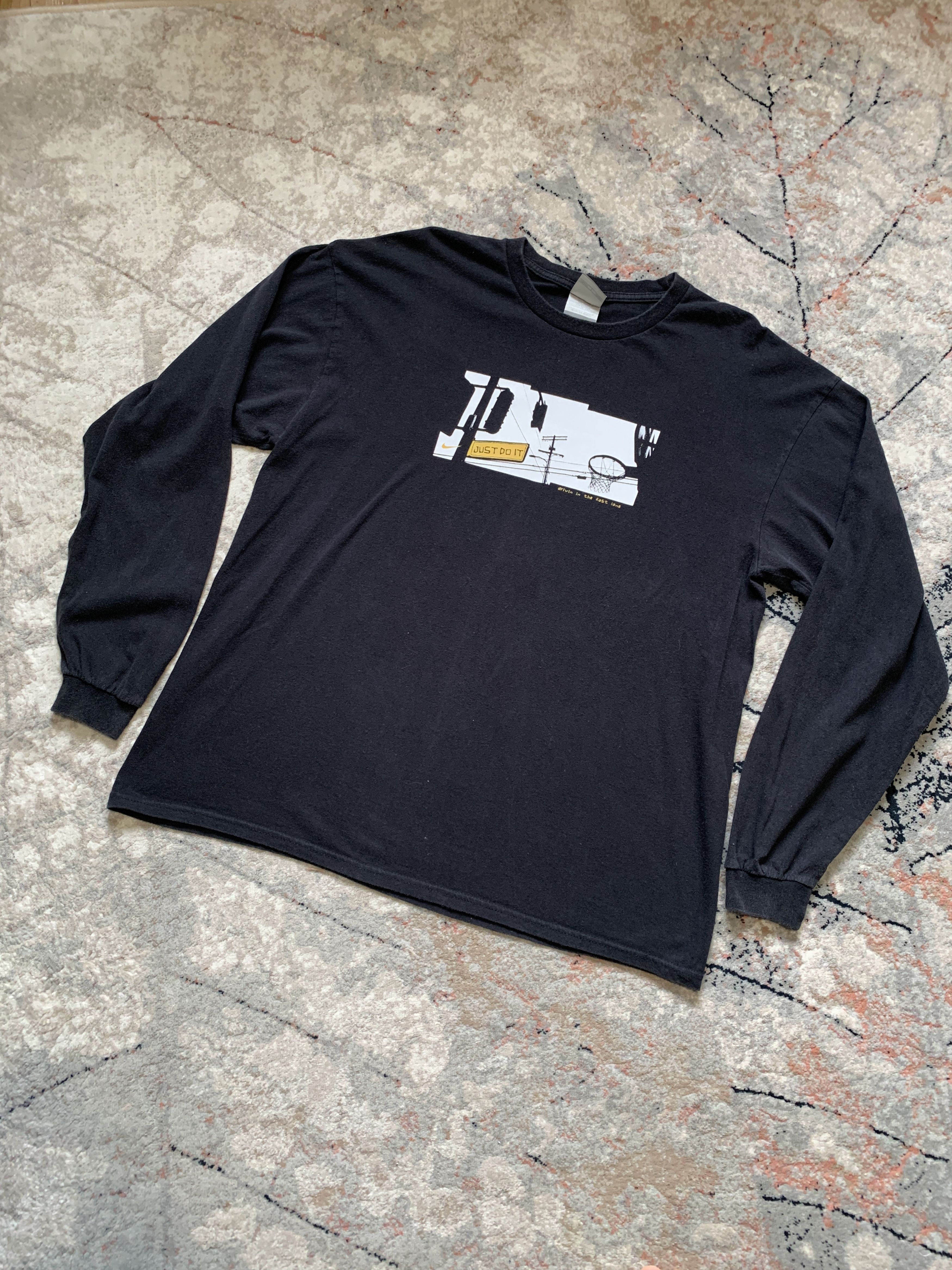 Vintage Vintage Nike Drivin In The Fast Lane Long Size US L / EU 52-54 / 3 - 1 Thumbnail