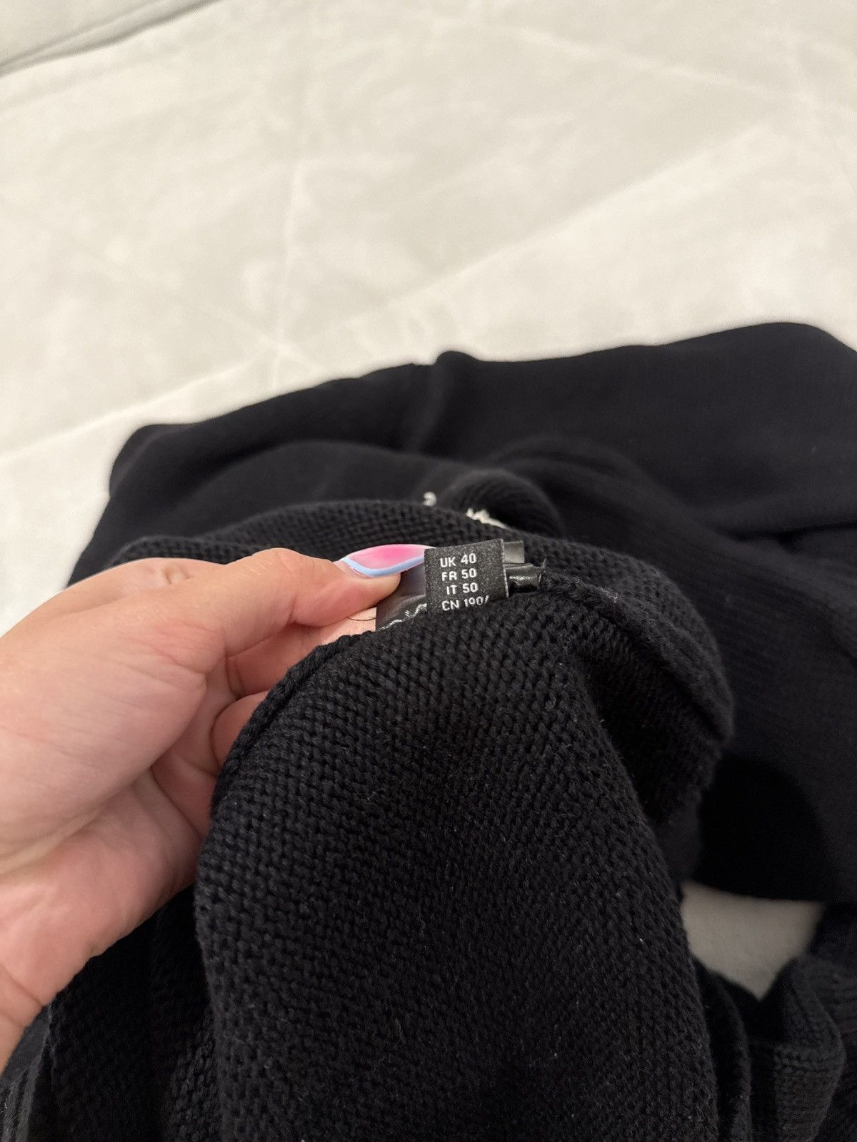 Amiri amiri black knit sweater Size US L / EU 52-54 / 3 - 6 Thumbnail