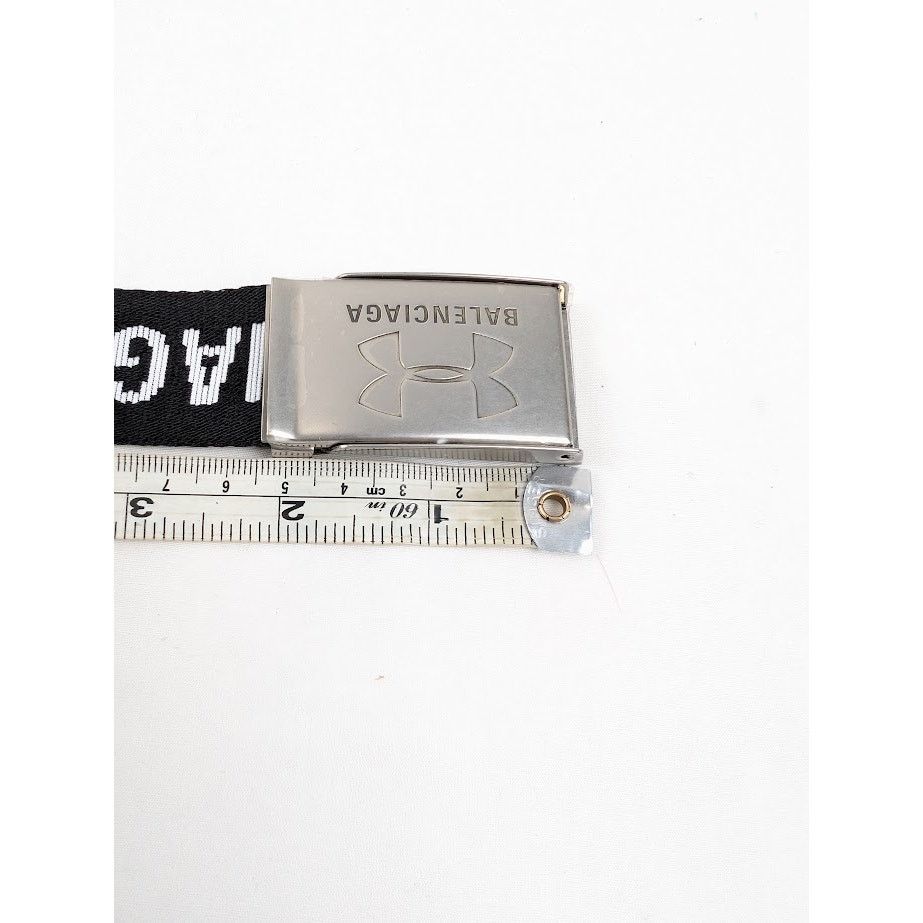 Balenciaga × Under Armour o1rshd1 Size:OS / Jacquard Web Belt in Black/White Size ONE SIZE - 12 Thumbnail