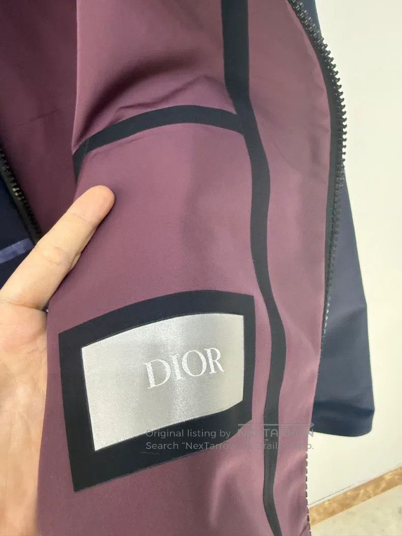 Dior Dior Purple reflective stripe zipper windbreaker jacket Size US S / EU 44-46 / 1 - 5 Thumbnail