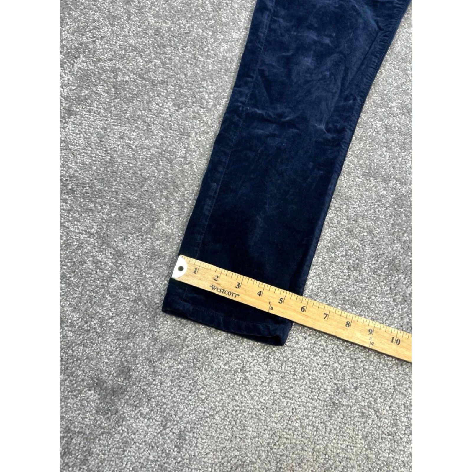 Anthropologie AG Anthropologie The Stevie Jeans Women 27 Blue Slim Ankle Velvet 5-Pocket Modern Size 27" / US 4 / IT 40 - 6 Thumbnail