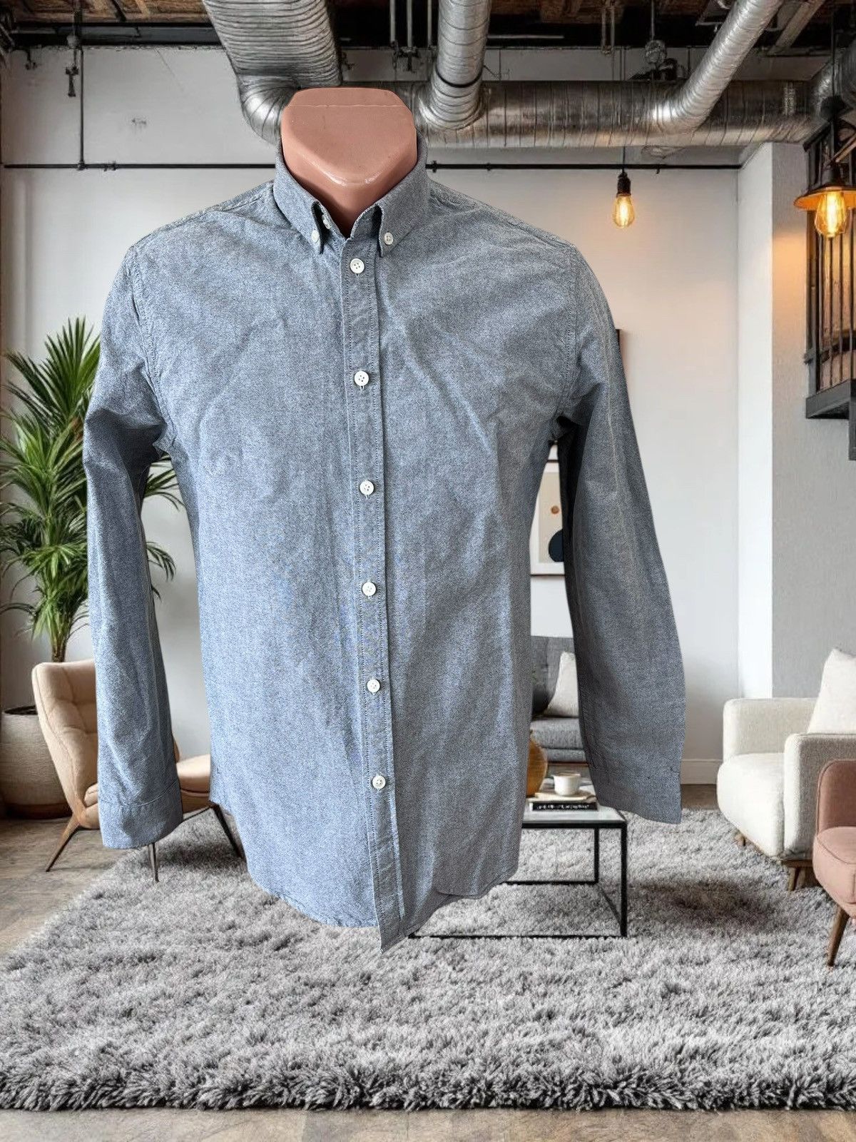 Samsoe Samsoe Samsoe Samsoe Liam BX grey shirt size S Size US S / EU 44-46 / 1 - 1 Thumbnail