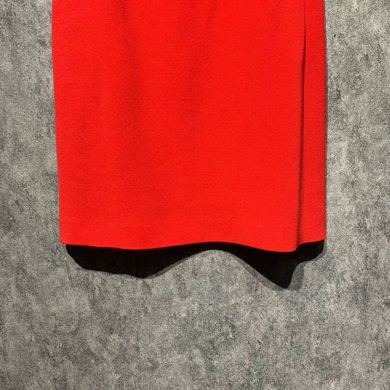 Dior Red Half Skirt Size 7-2505