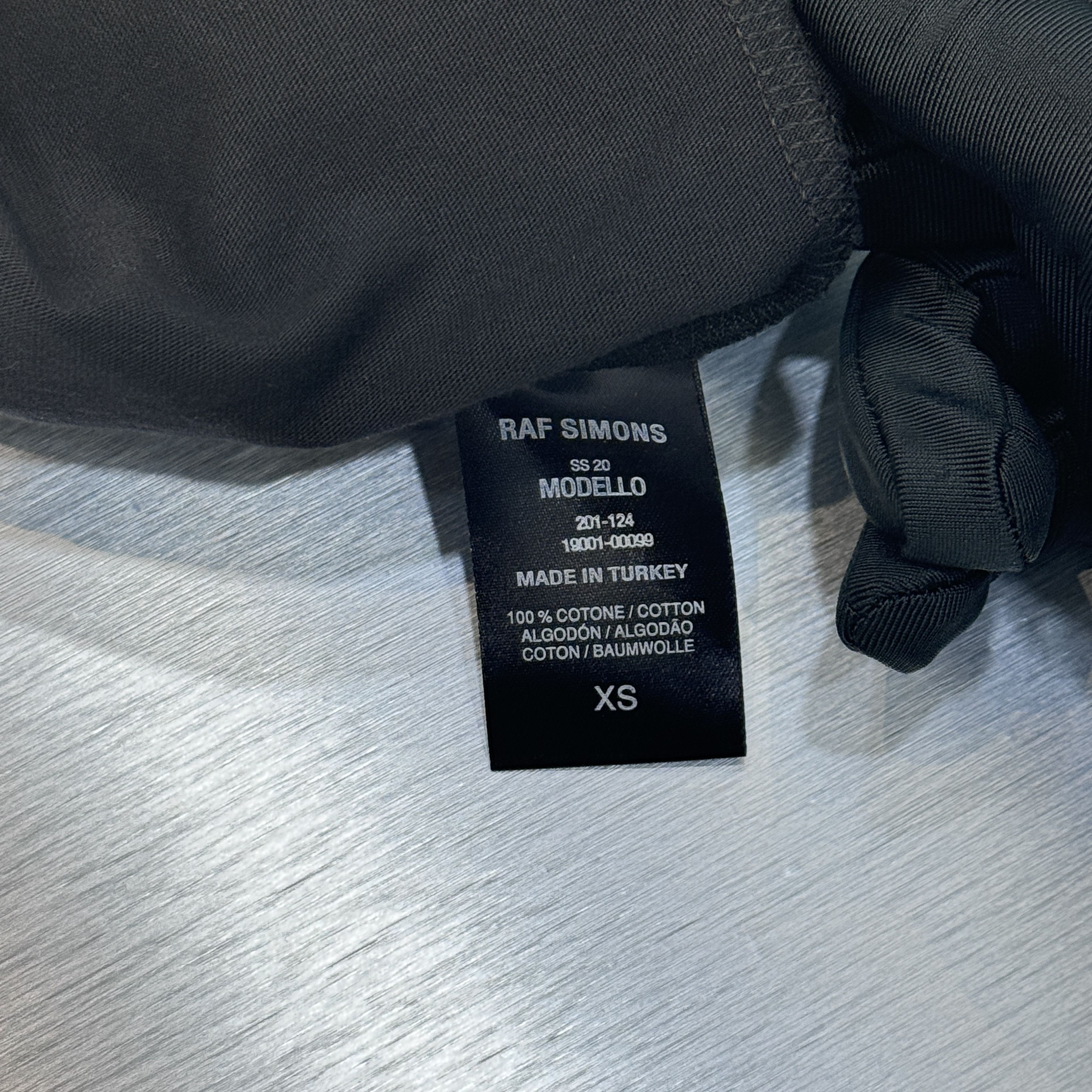 Raf Simons RAF SIMONS Big Fit Smiley T-Shirt BLACK Size US M / EU 48-50 / 2 - 7 Thumbnail