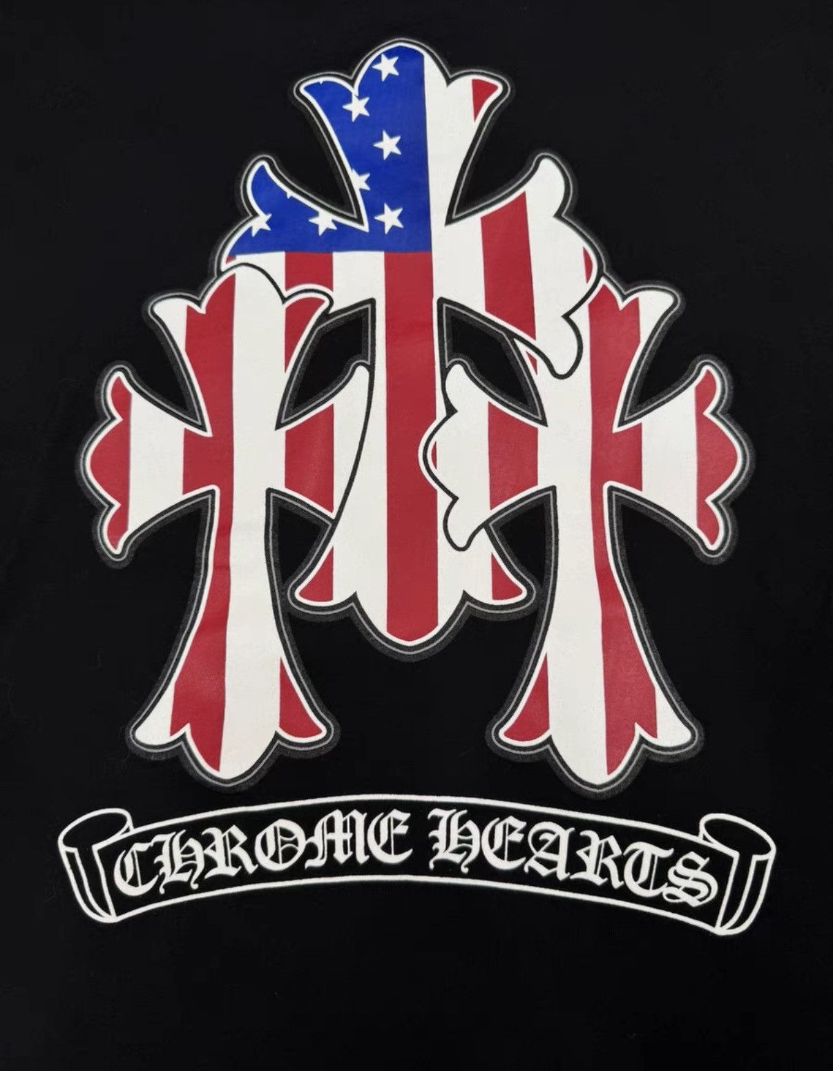 Chrome Hearts Chrome Hearts Sword Flag Thirty Cross Short Sleeve Tee Size US L / EU 52-54 / 3 - 4 Thumbnail