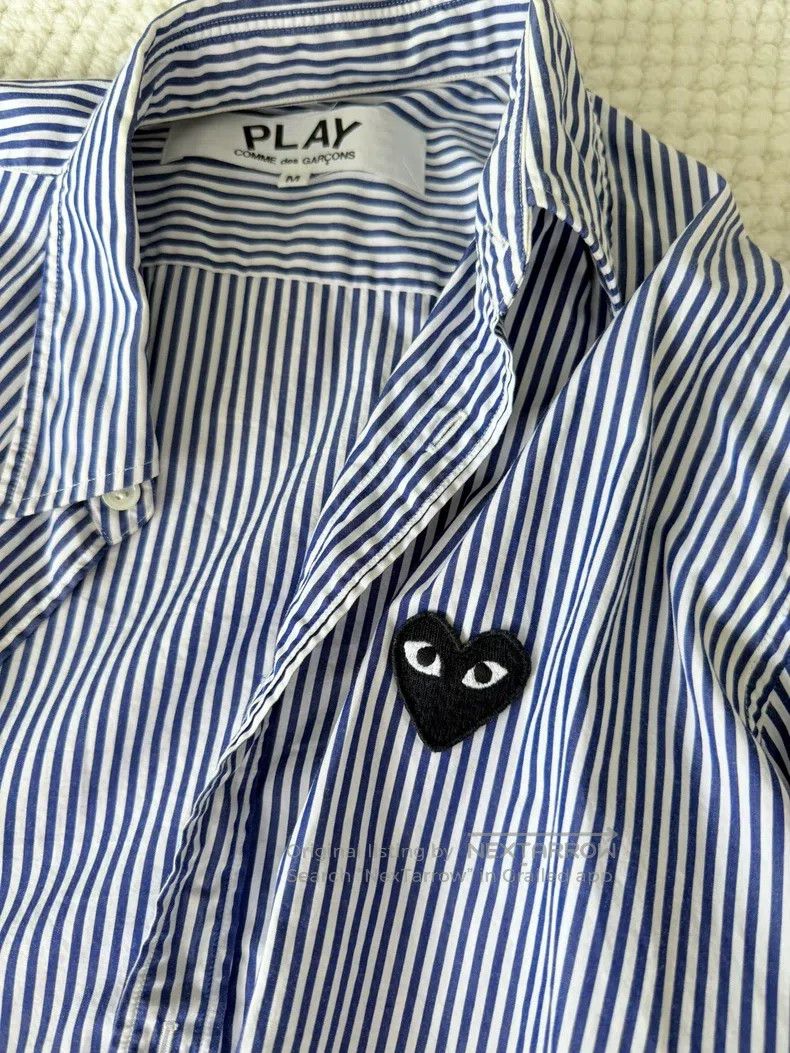 Comme des Garcons Comme Des Garcons Classic striped black heart love long-sl Size M / US 6-8 / IT 42-44 - 3 Thumbnail