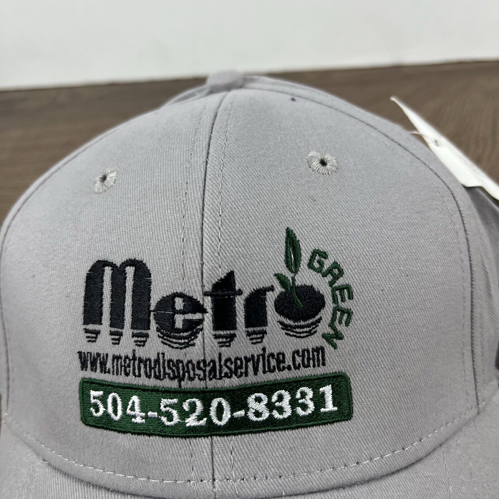 Other Metro Green Hat Gray Cap Adjustable Gray Adult Size Hat Size ONE SIZE - 7 Thumbnail