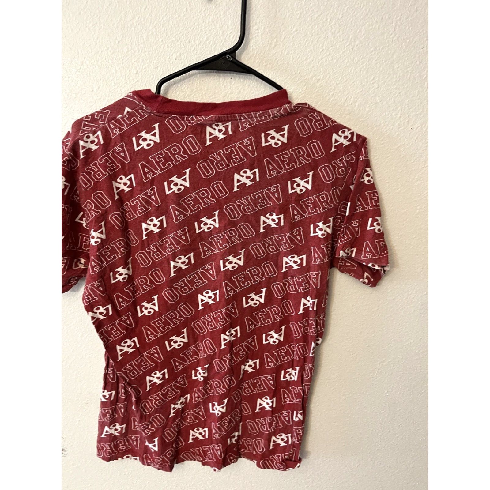 Aeropostale ✅ Aeropostale Graphic Tee Mens T-Shirt Size Small Red All Logo W/ Logo Size US S / EU 44-46 / 1 - 3 Thumbnail