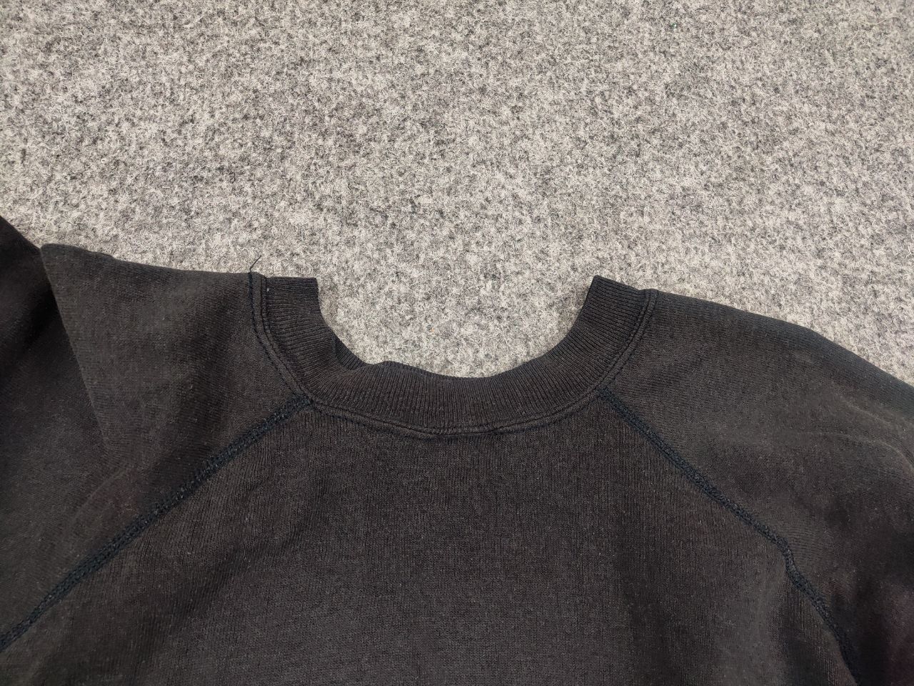 Vintage Vintage 80's Parrill Sweatshirt Light Faded Black Blank Size US S / EU 44-46 / 1 - 11 Thumbnail