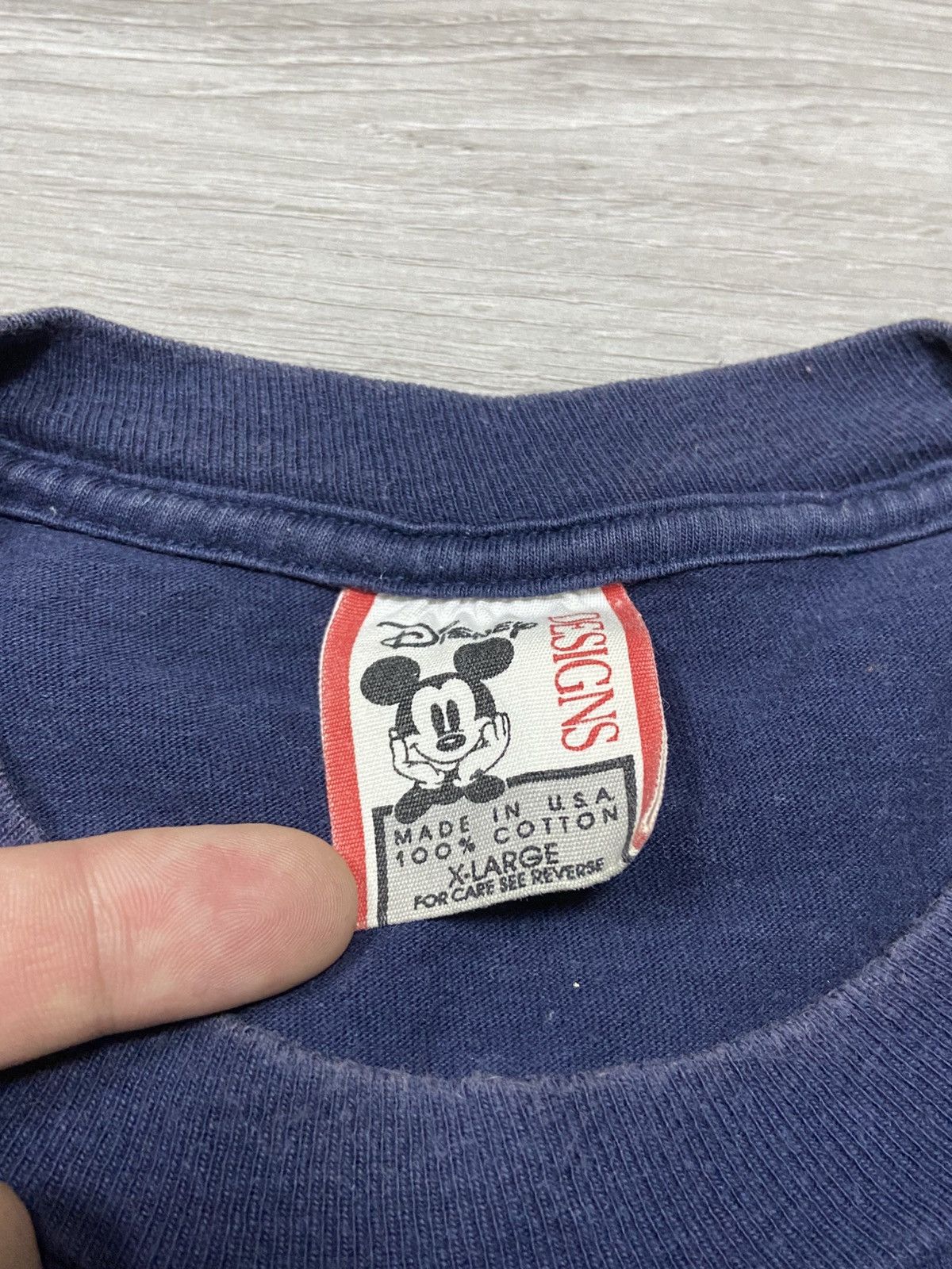 Disney Disneyland Mickey Mouse made in USA vintage t-shirt Size US XL / EU 56 / 4 - 2 Thumbnail