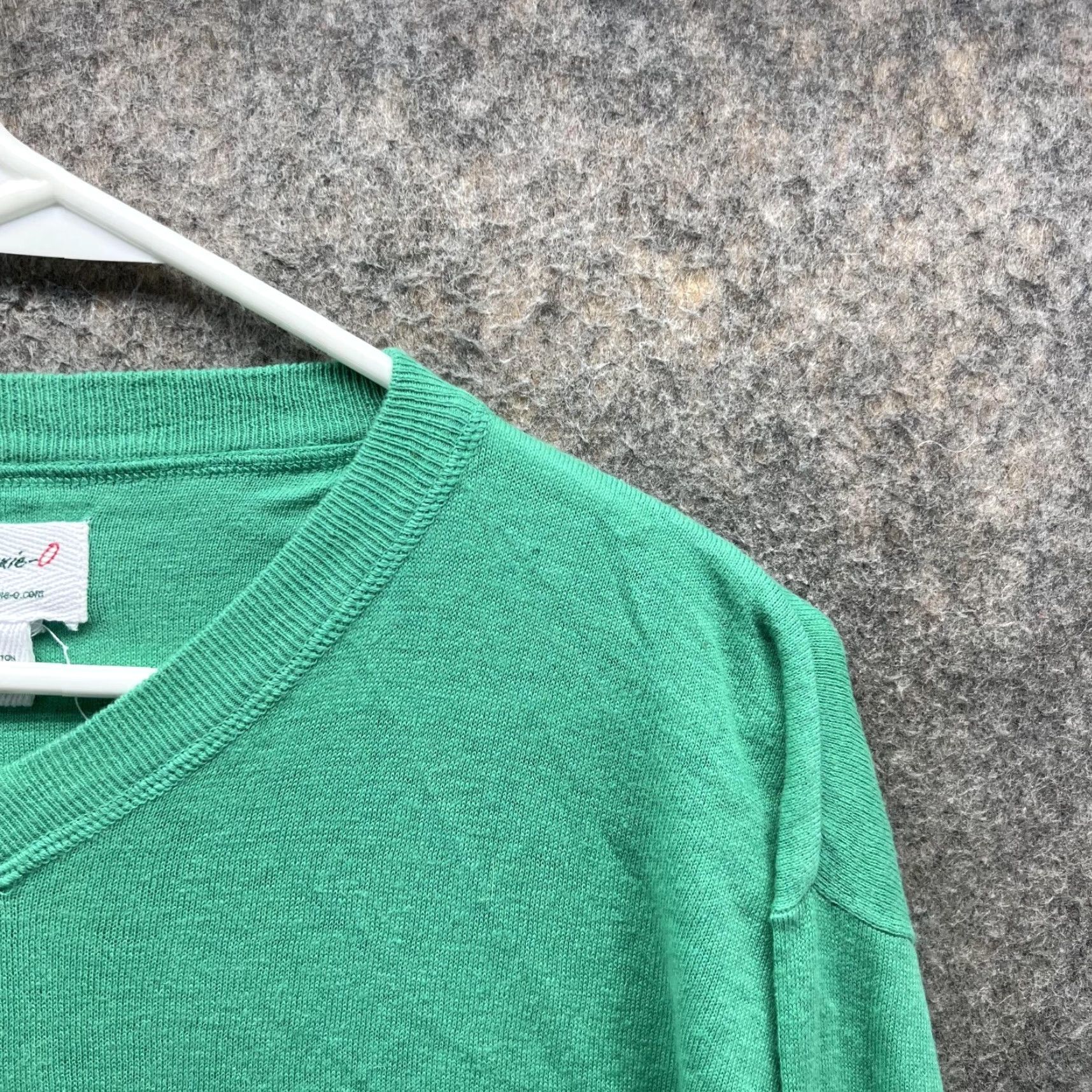 johnnie-O Johnnie O Sweater Men XL Cotton Fleece V-Neck Pullover Knit Long Sleeve Blue Logo Size US XL / EU 56 / 4 - 4 Thumbnail