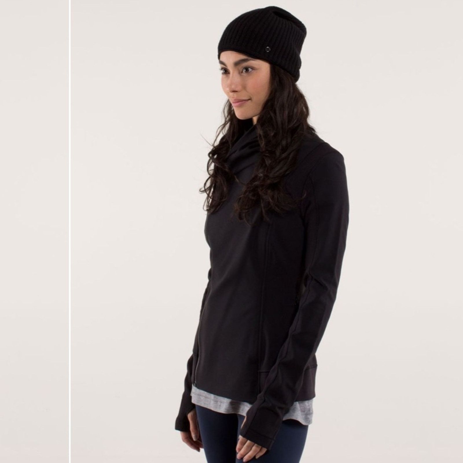 Lululemon Lululemon Bhakti Yoga Jacket - Size 8 - Black Size M / US 6-8 / IT 42-44 - 3 Thumbnail