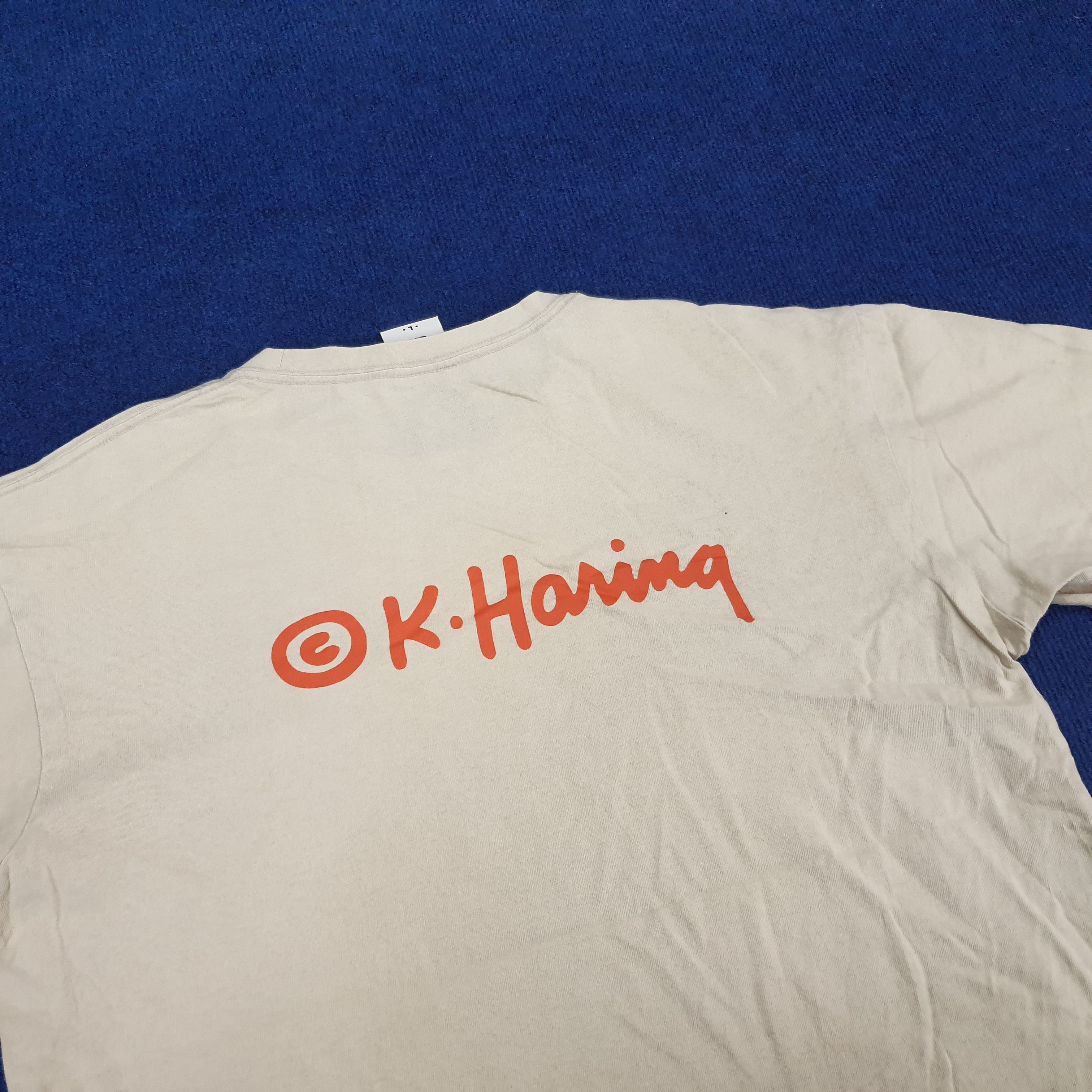 Japanese Brand × Keith Haring × Vintage Vintage Keith Haring Streetwear T-shirt Size US XL / EU 56 / 4 - 4 Thumbnail