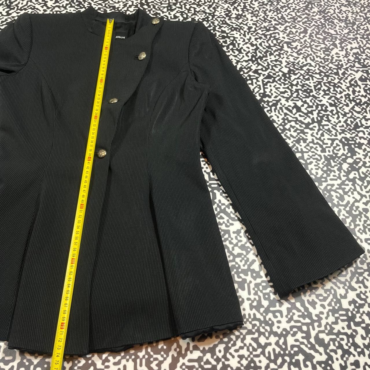 Giorgio Armani Vintage 90s Giorgio Armani Luxury Flared Napoleon Blazer Size M / US 6-8 / IT 42-44 - 23 Thumbnail