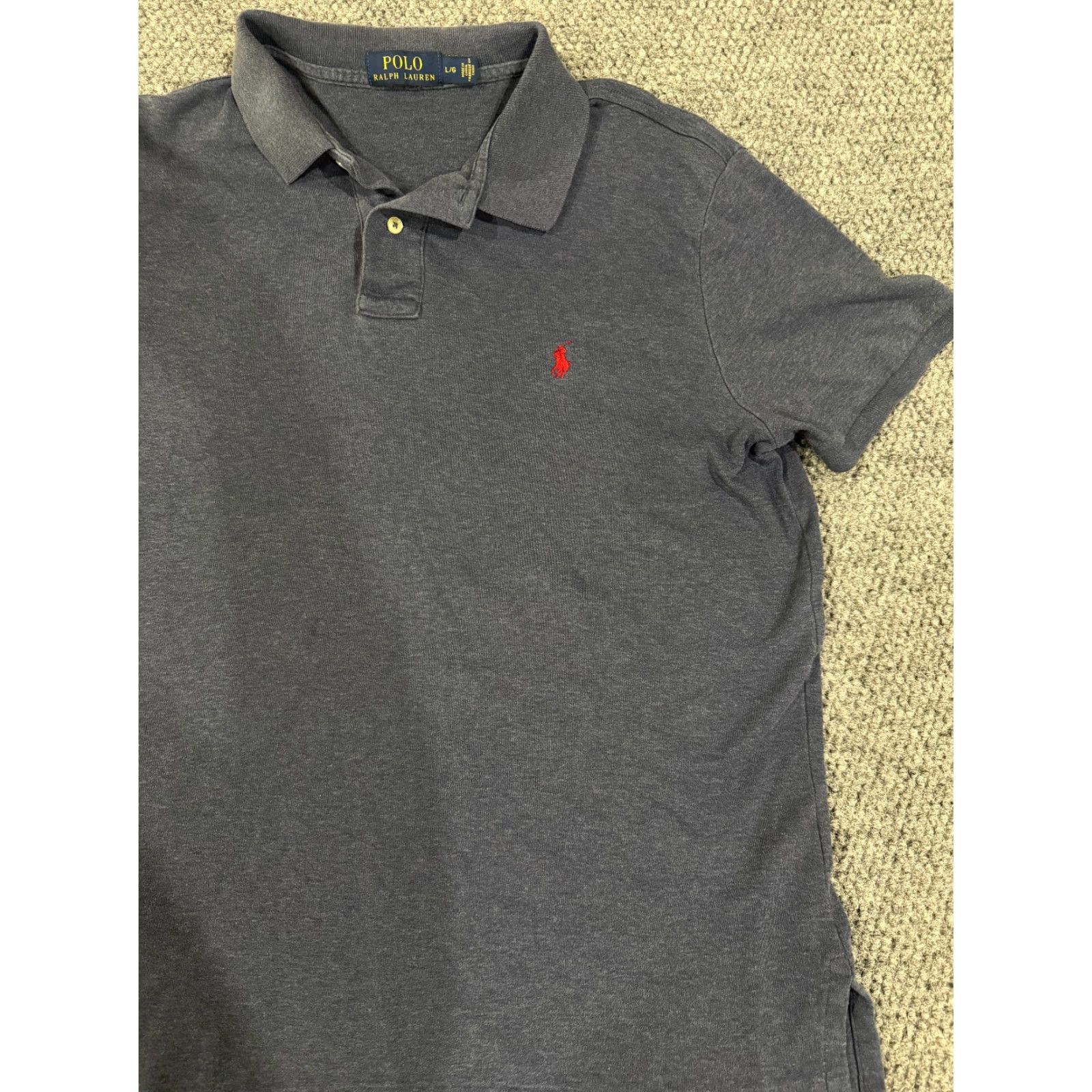 Polo Ralph Lauren Polo Ralph Lauren Polo Shirt Mens Large Blue Short Sleeve Embroidered Logo Size US L / EU 52-54 / 3 - 4 Thumbnail
