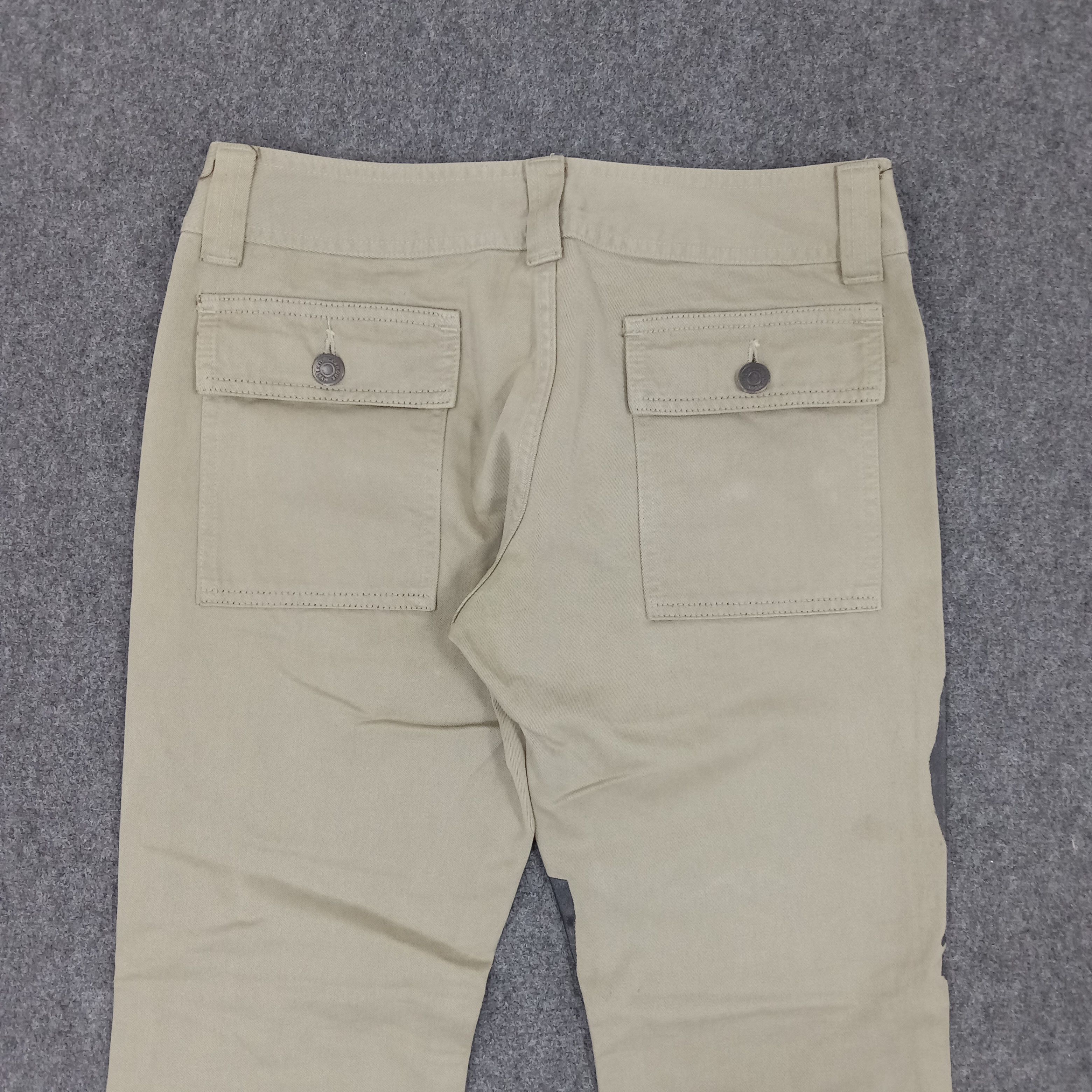 Hysteric Glamour × Japanese Brand × Vintage Hysteric Glamour Japanese Brand Bootcut Custom Cargo Pants Size 27" / US 4 / IT 40 - 7 Thumbnail