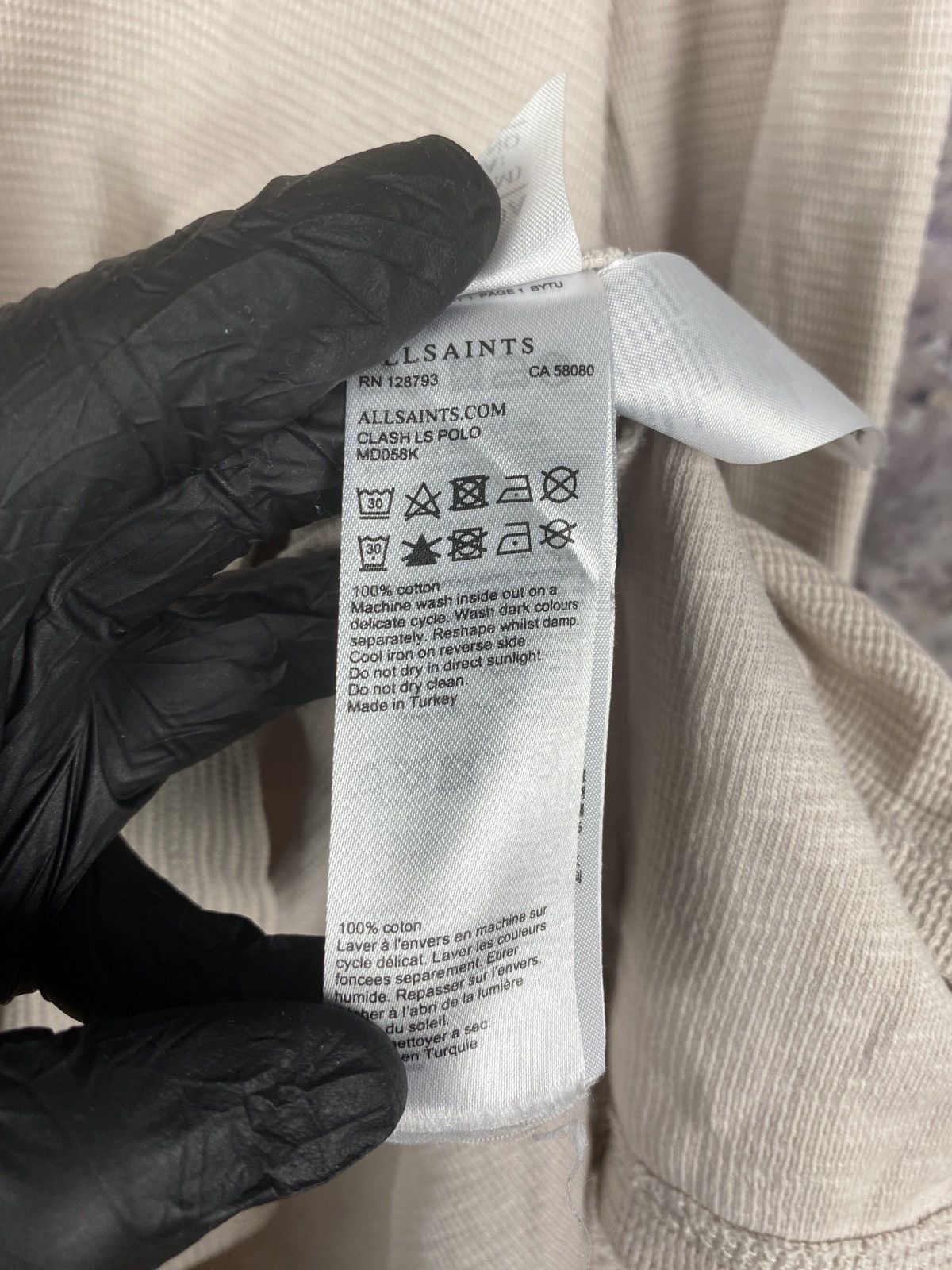 Allsaints × Other Men’s Allsaints Clash LS Polo Streetwear Size Medium Size US M / EU 48-50 / 2 - 8 Thumbnail