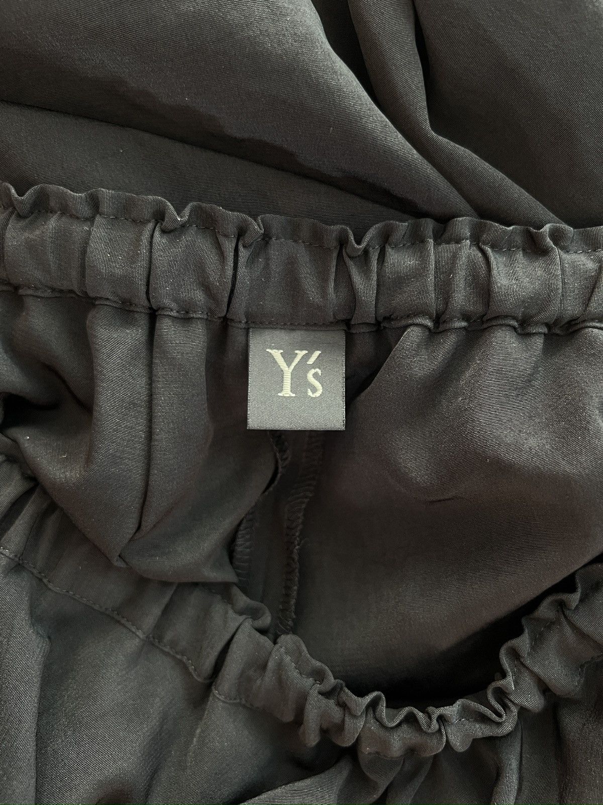 Yohji Yamamoto Y's Yohji Yamamoto - CREPE de CHINE RUFFLE PANTS Size 24" / US 00 / IT 34 - 22 Thumbnail
