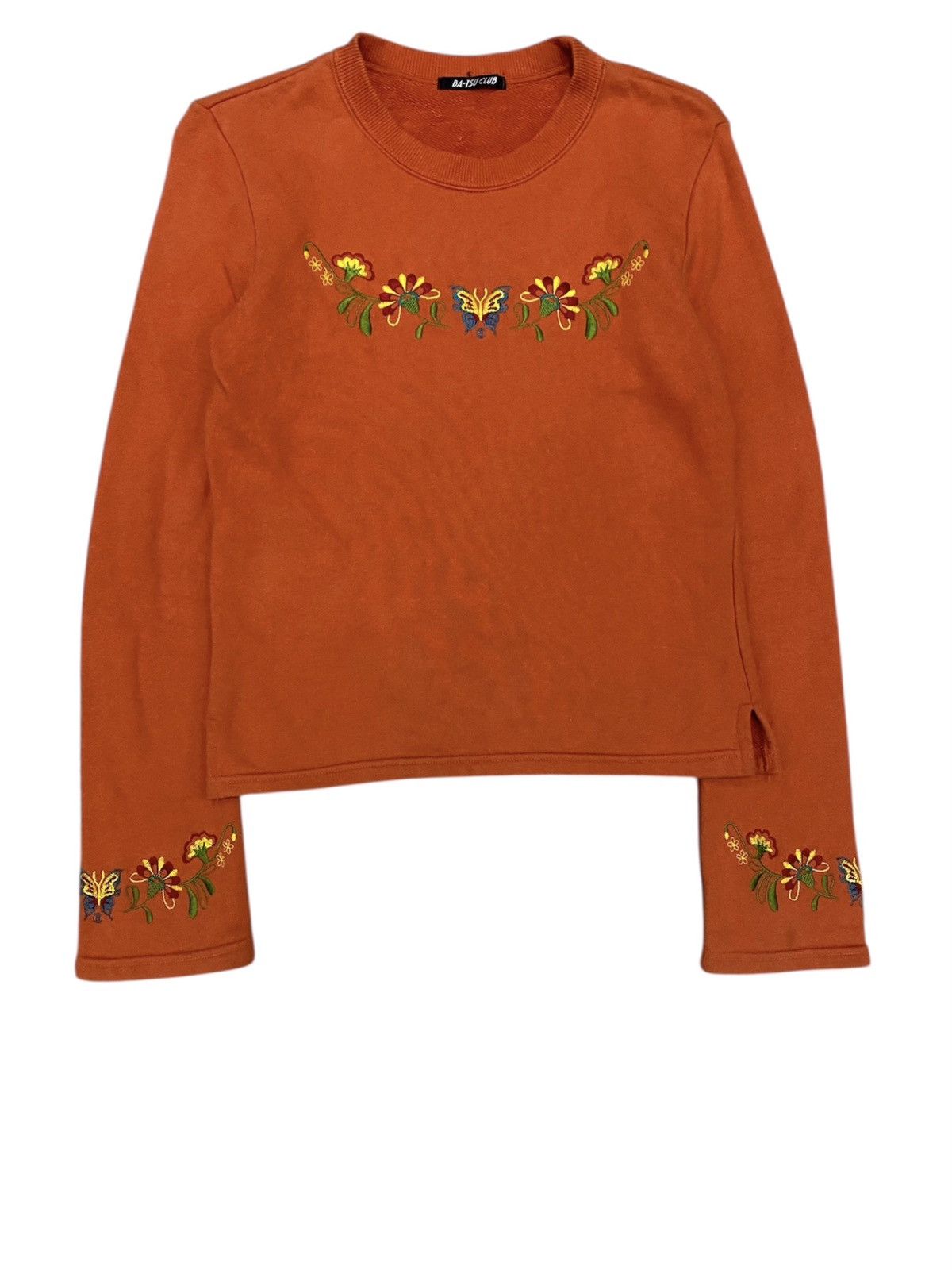 Hysteric Glamour 1990s Ba Tsu Japan Center Butterfly and flower embroidered Size S / US 4 / IT 40 - 1 Thumbnail