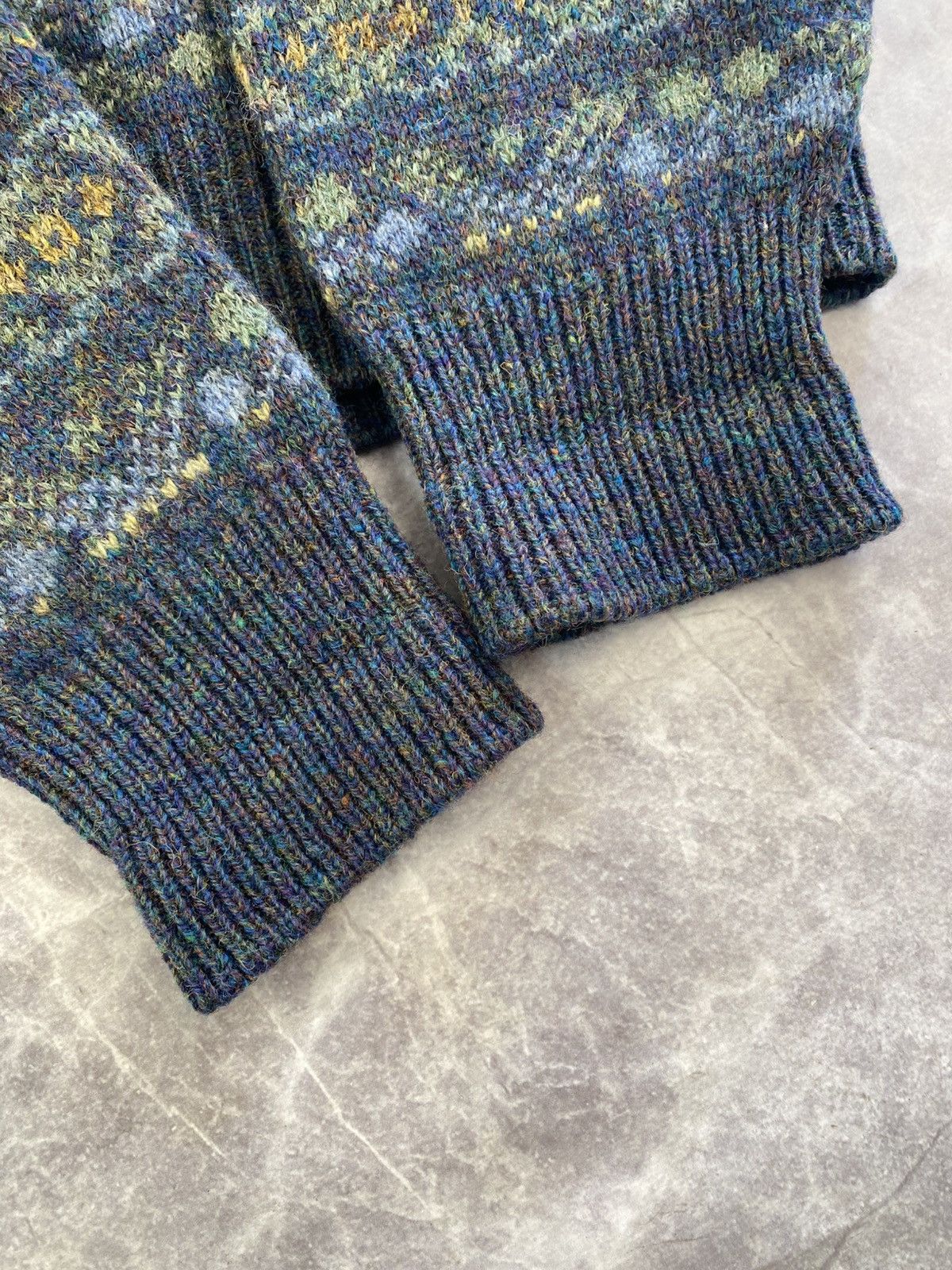 L.L. Bean L.L.Bean Fair Isle Shetland 100% Wool Sweater Size: L Size US L / EU 52-54 / 3 - 6 Thumbnail