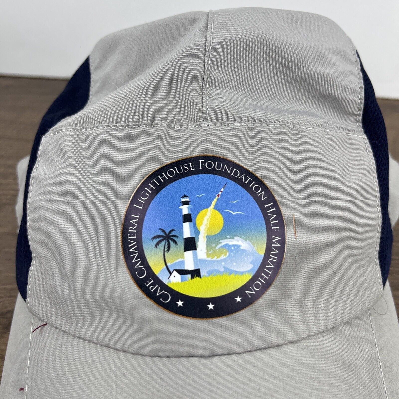 Other Cape Canaveral Lighthouse Hat Marathon Gray Hat Adjustable A Size ONE SIZE - 6 Thumbnail